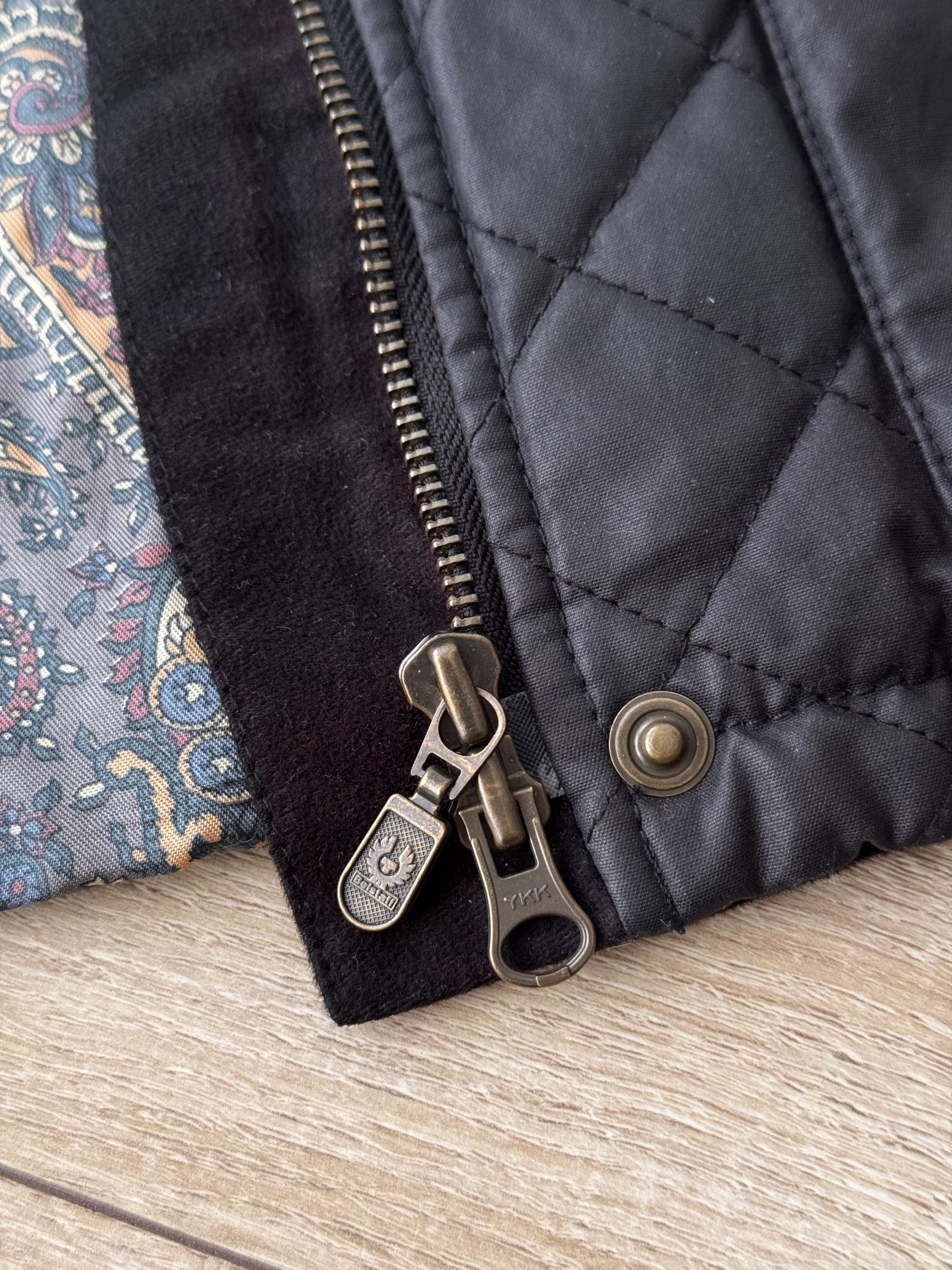 Belstaff Vintage Belstaff Luxury Wax Quilted Rabbit Fur W' Jacket Size L / US 10 / IT 46 - 13 Thumbnail