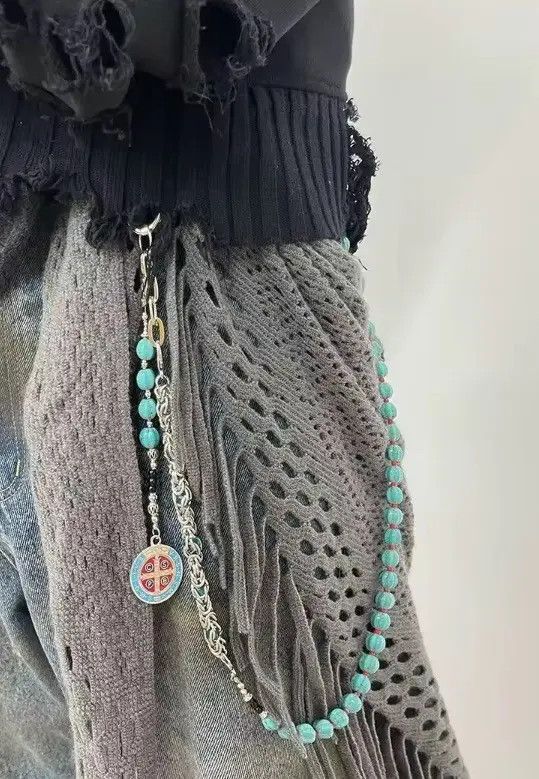 Jewelry Maijima x Matsu Blue Turquoise Pants Chain Size ONE SIZE - 6 Thumbnail