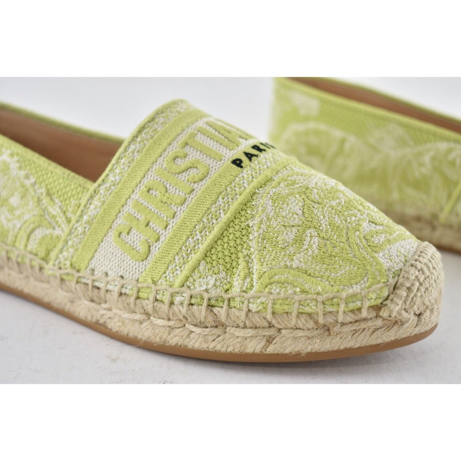 Dior Granville Toile De Jouy Embroidered Espadrille Flat 41.5 Size US 11.5 / IT 41.5 - 6 Thumbnail