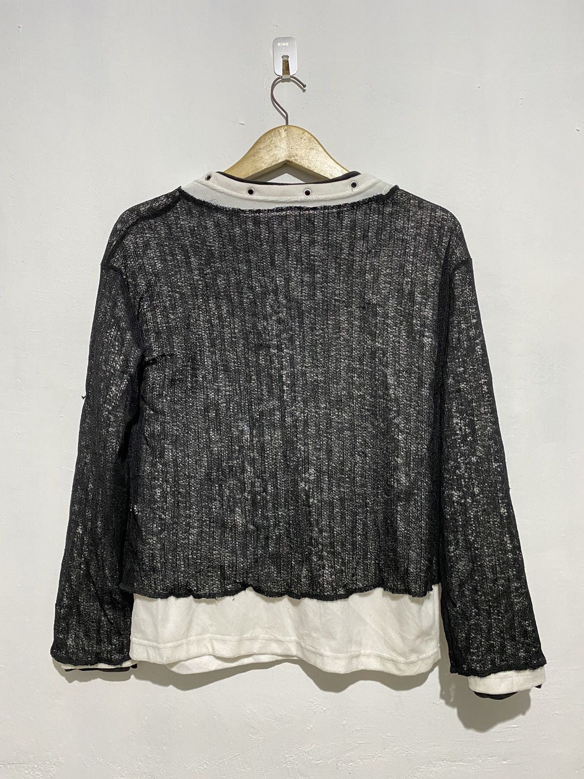 Hysteric Glamour × Japanese Brand Japanese unkwn fishnet cropped mesh cdg style Size US M / EU 48-50 / 2 - 3 Thumbnail