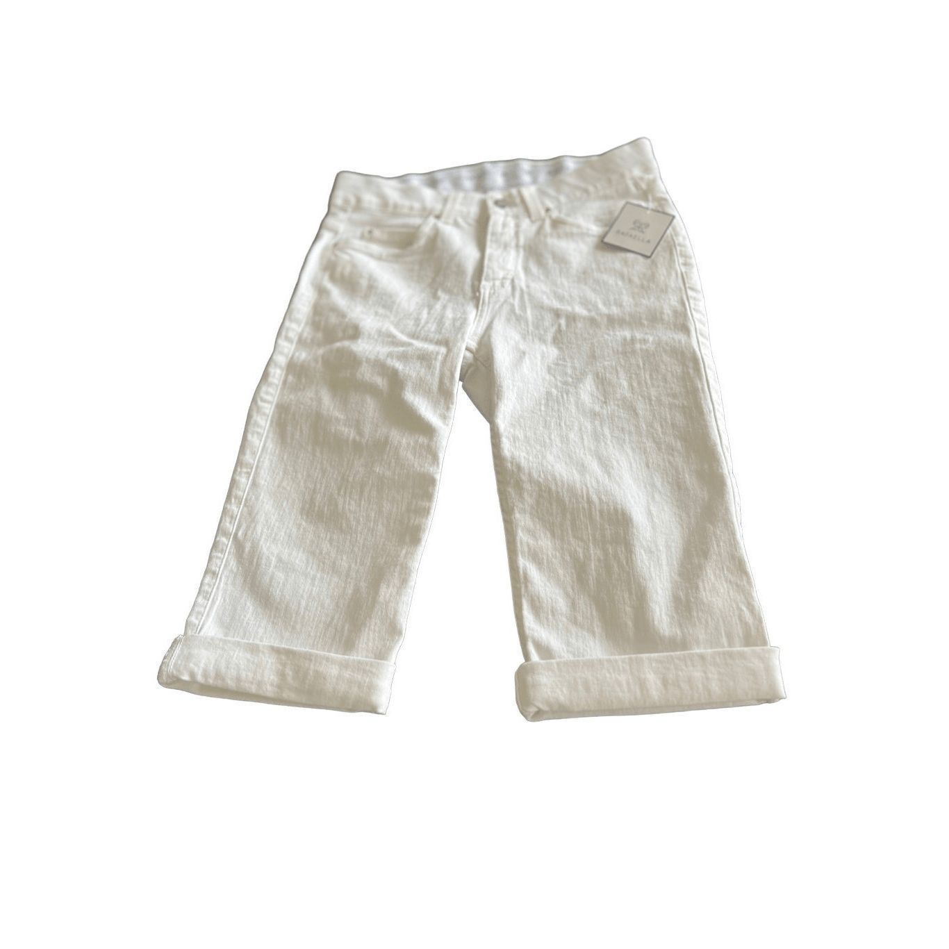 Other RAFAELLA WHITE DENIM CUFFED BERMUDA SHORT Size 6 Size 27" / US 4 / IT 40 - 1 Thumbnail