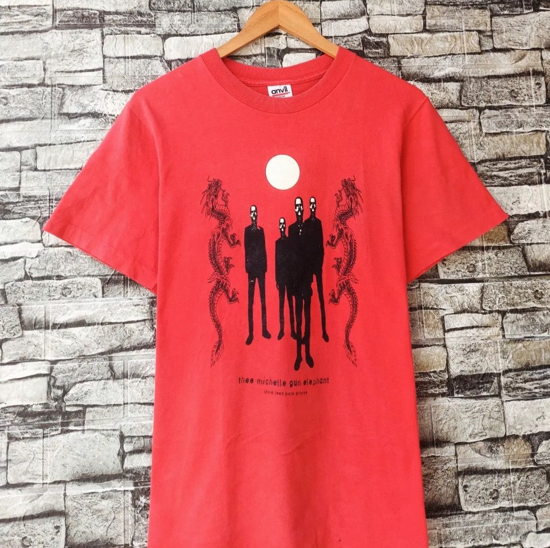 Band Tees Vtg 90s Japanese Rock Band Thee Michelle Gun Elephant Size US S / EU 44-46 / 1 - 2 Thumbnail