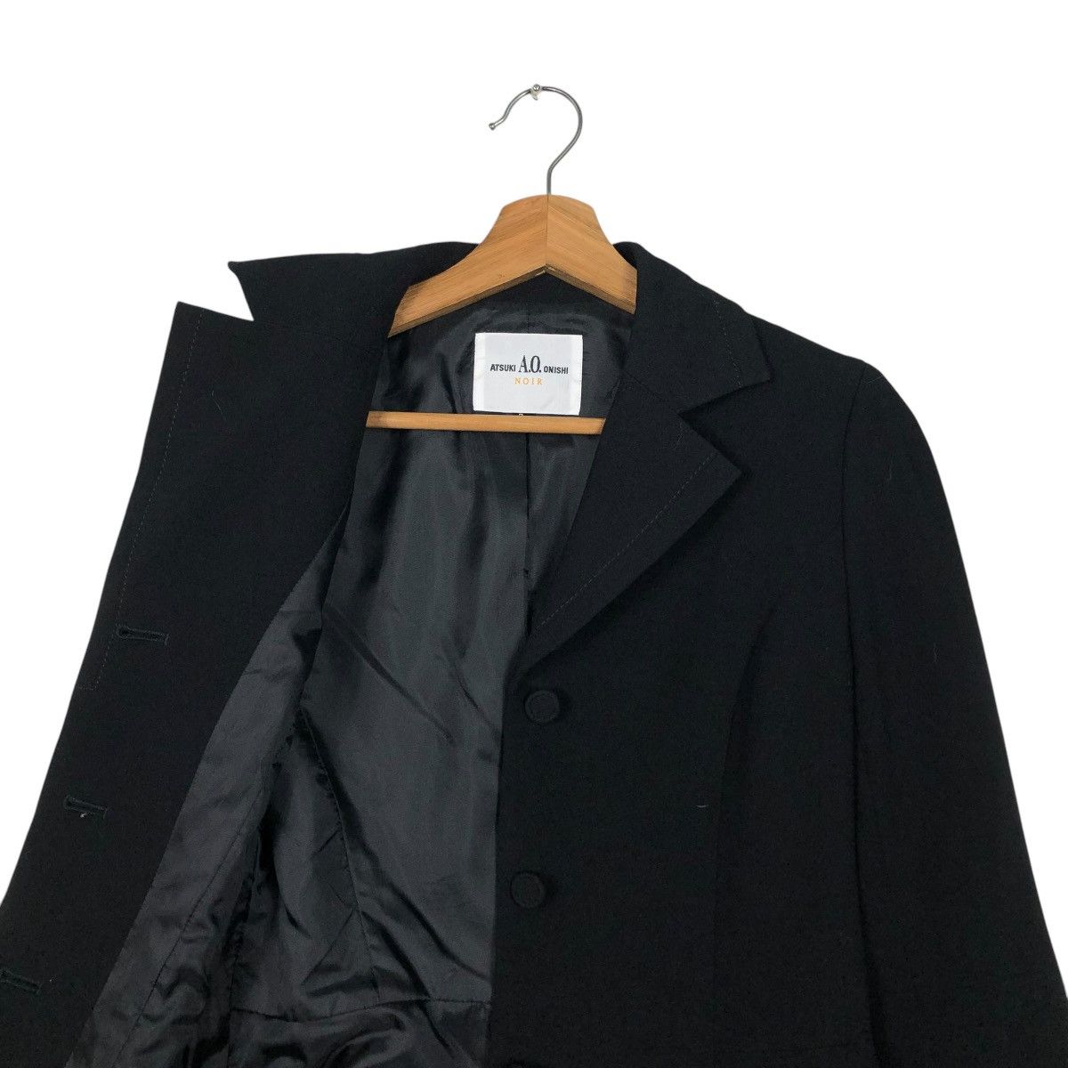 Japanese Brand 🔥CROPPED WOOL JACKET ATSUKI ONISHI NOIR YOHJI YAMAMOTO Size M / US 6-8 / IT 42-44 - 14 Thumbnail