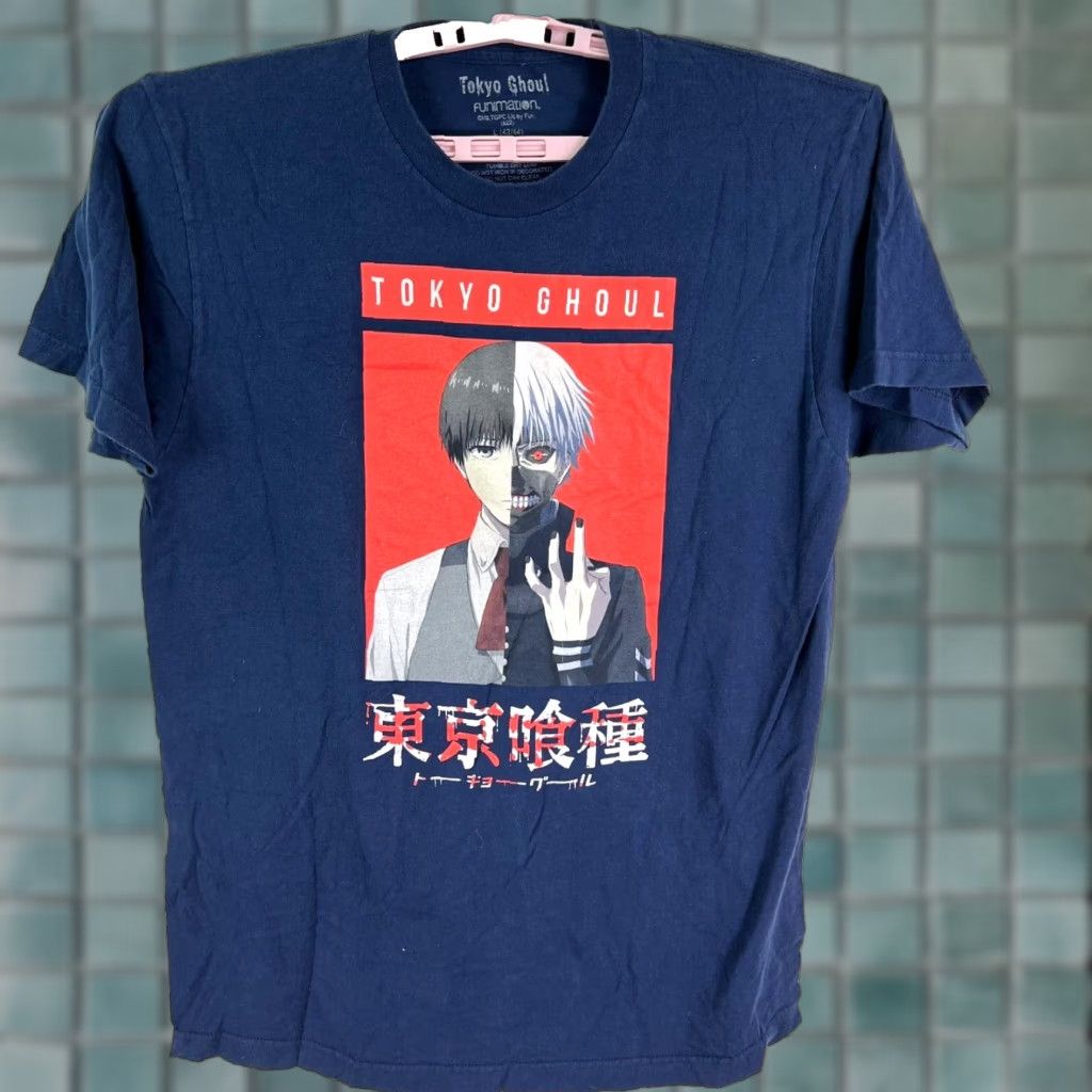 Vintage Tokyo Ghoul Shirt Mens Size L Blue Graphic Size US L / EU 52-54 / 3 - 1 Thumbnail