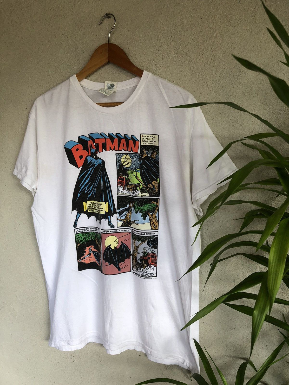 DC Comics × Vintage Vintage Y2k Delta Proweight Batman Dc Comic Book Tee Size US L / EU 52-54 / 3 - 6 Thumbnail