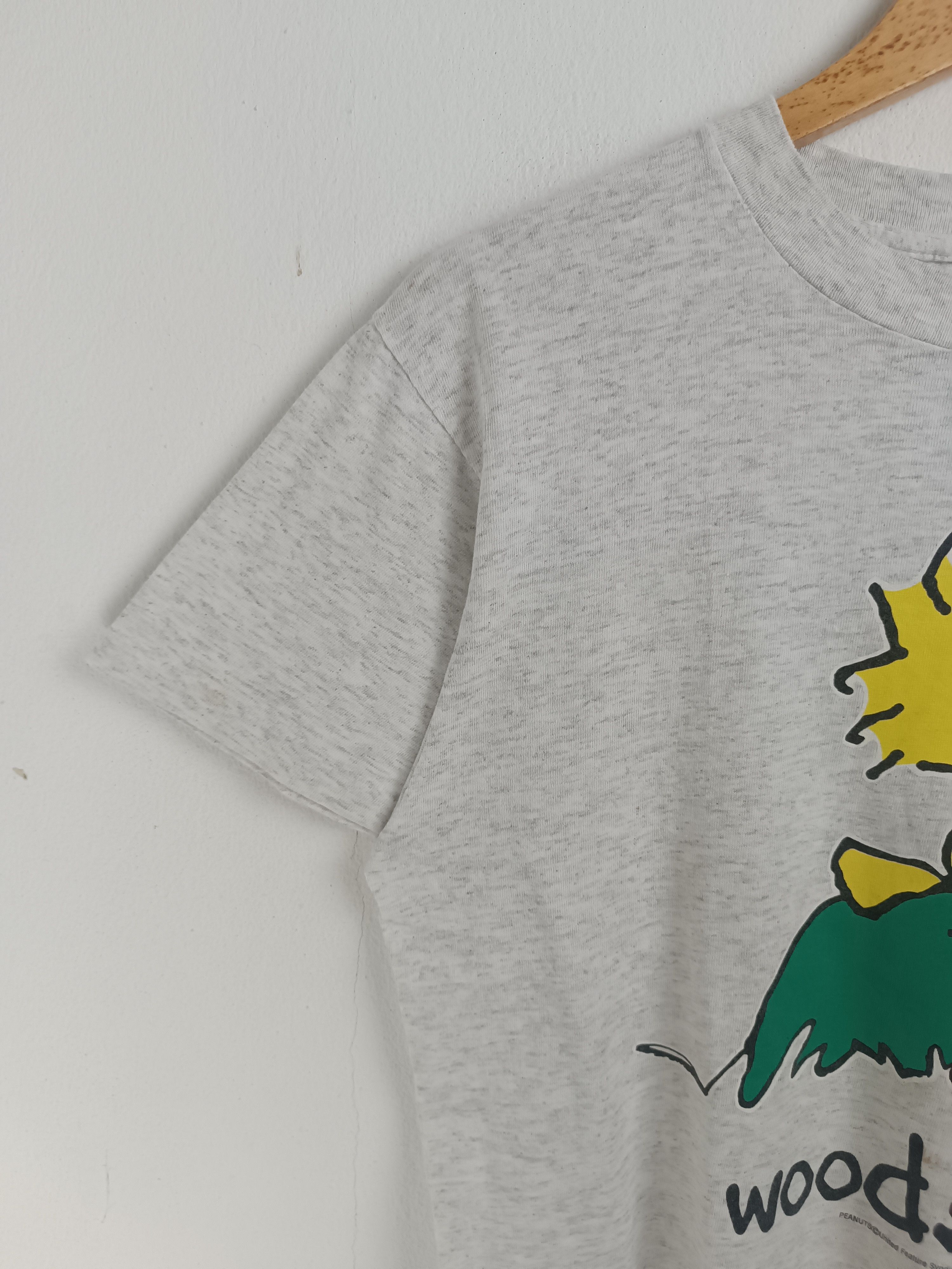 Vintage VINTAGE 90'S WOODSTOCK X PEANUTS STAINED TEE VERY RARE Size US M / EU 48-50 / 2 - 5 Thumbnail
