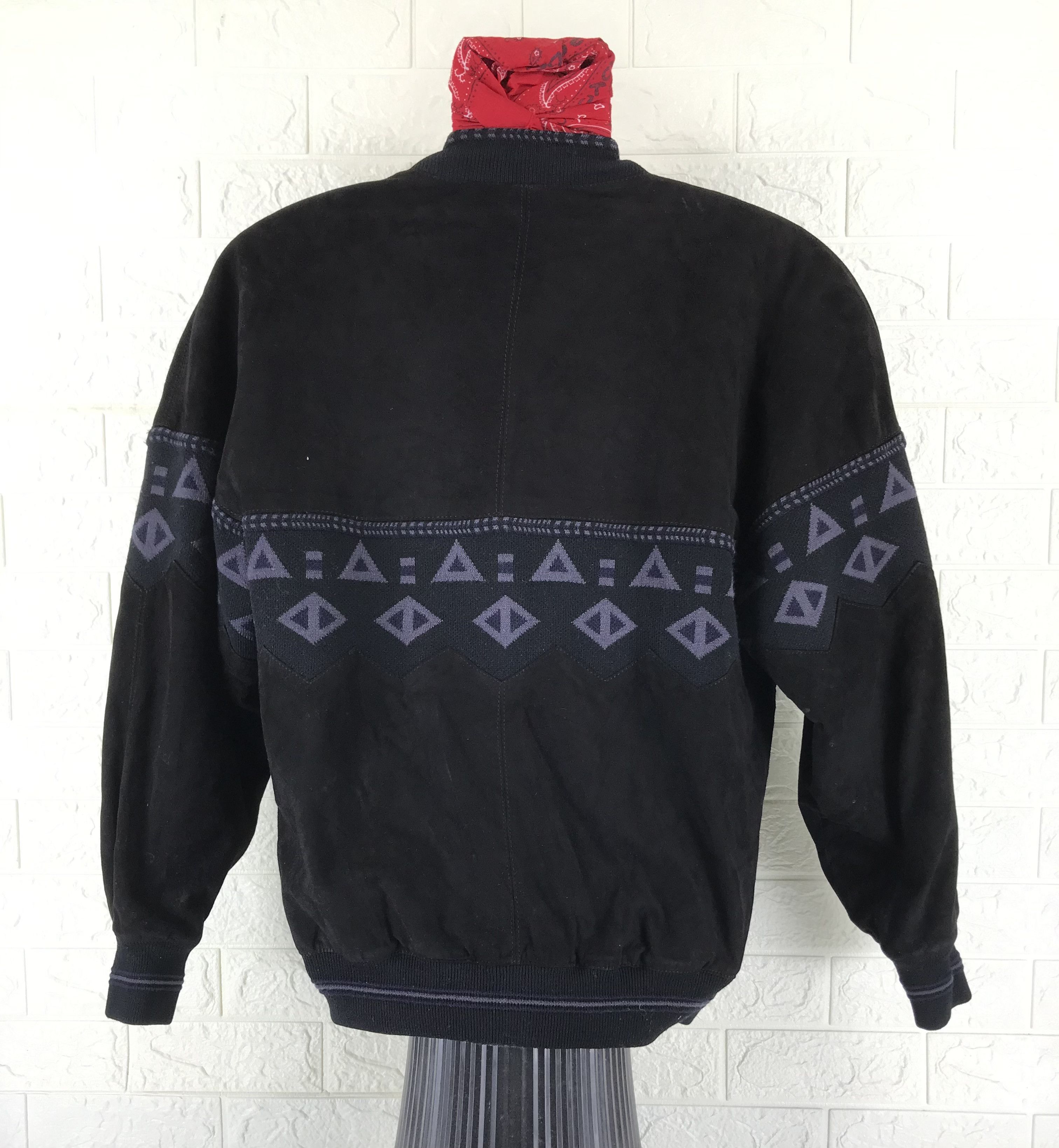 Torras Vintage Torras Hybrid Cardigan Suede Leather Jacket Size US L / EU 52-54 / 3 - 4 Thumbnail