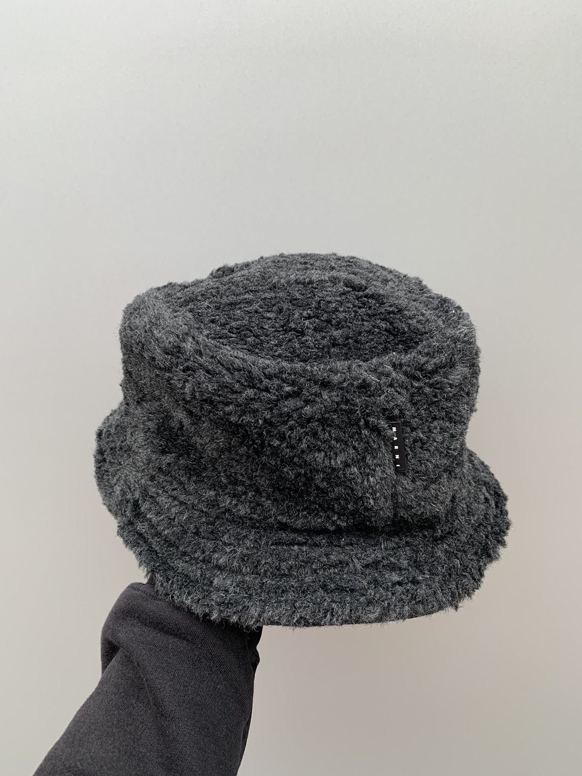 Marni Marni Teddy Bear Faux Fur Bucket Hat Size M Size ONE SIZE - 3 Thumbnail
