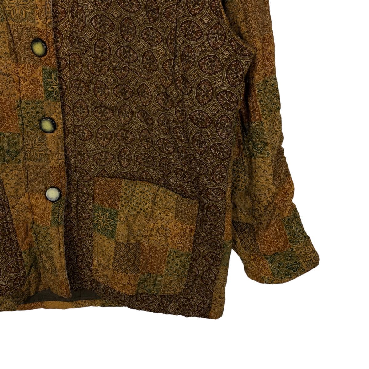 Japanese Brand 🔥RARE 90’s VINTAGE PATCHWORK CHORE JACKET ELENA BRUNELLI Size US M / EU 48-50 / 2 - 4 Thumbnail
