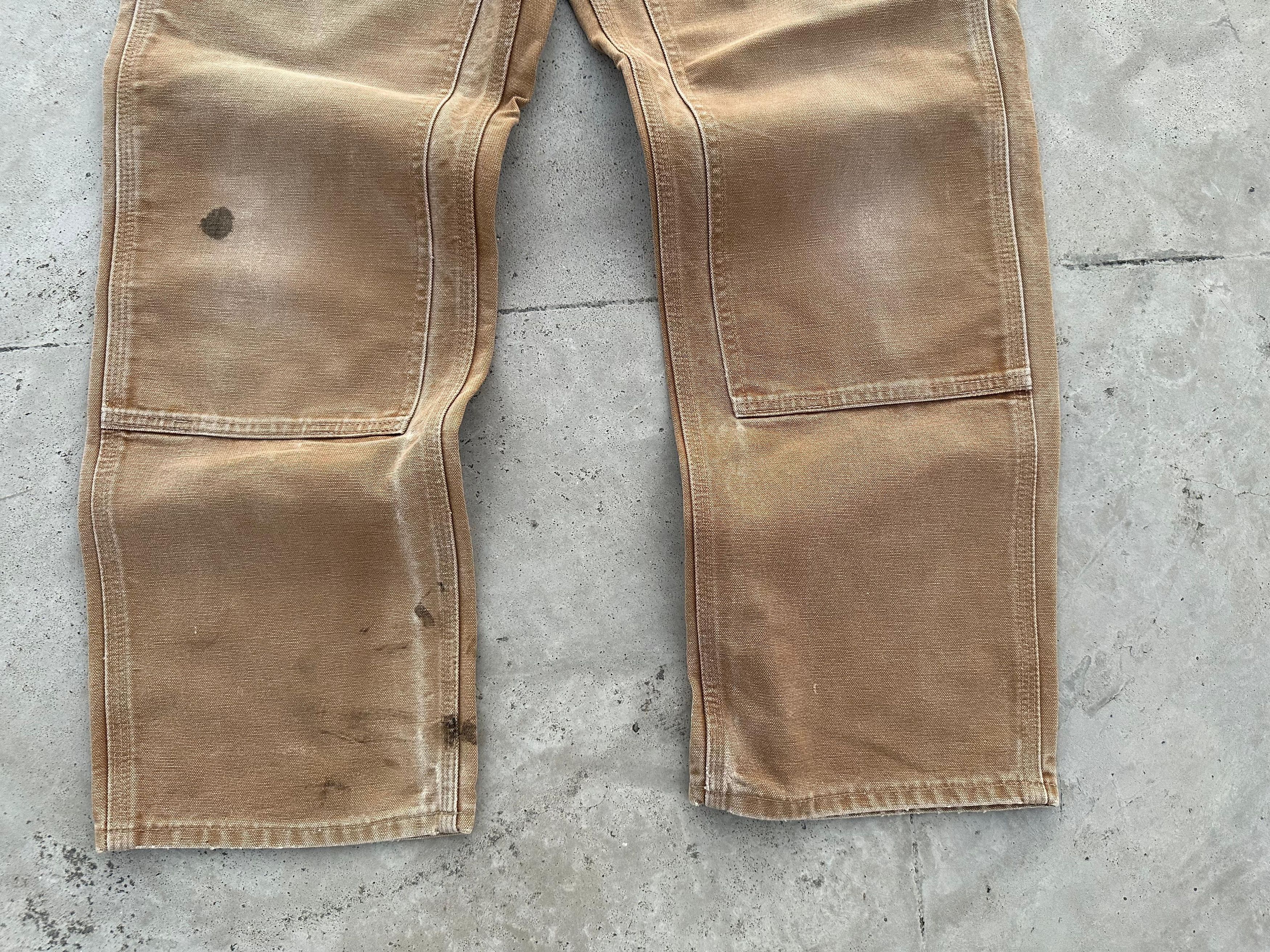 Carhartt × Vintage Vintage Carhartt double knee loose OG fit B01 BRN 32×30 Size US 32 / EU 48 - 4 Thumbnail