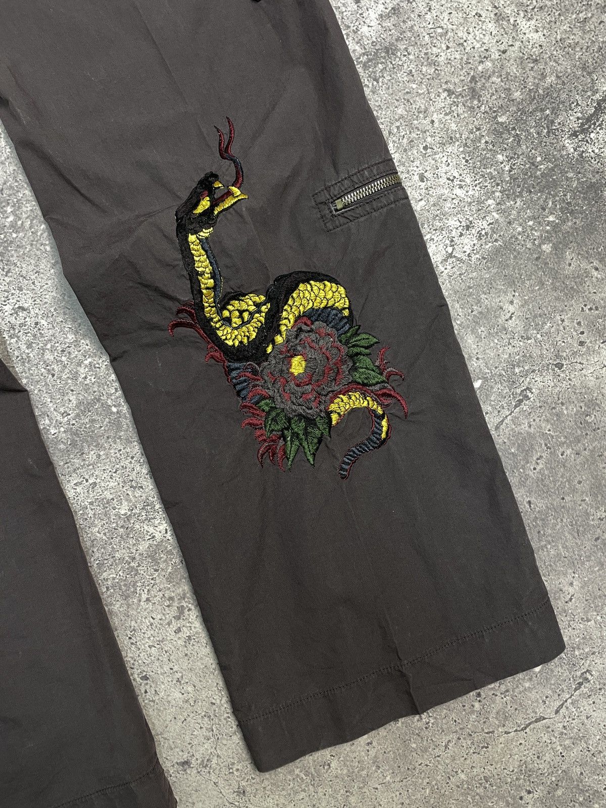 Ed Hardy Vintage Chrome hearts Style Cargo Pants Y2K Size US 30 / EU 46 - 12 Thumbnail
