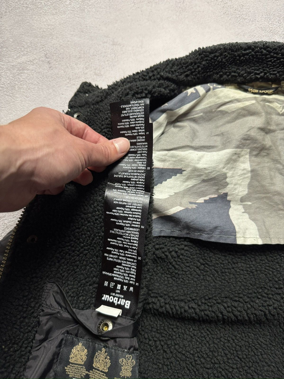 Barbour Vintage Steve McQueen-Inspired Black Quilted Bomber Jacket Size US L / EU 52-54 / 3 - 17 Thumbnail