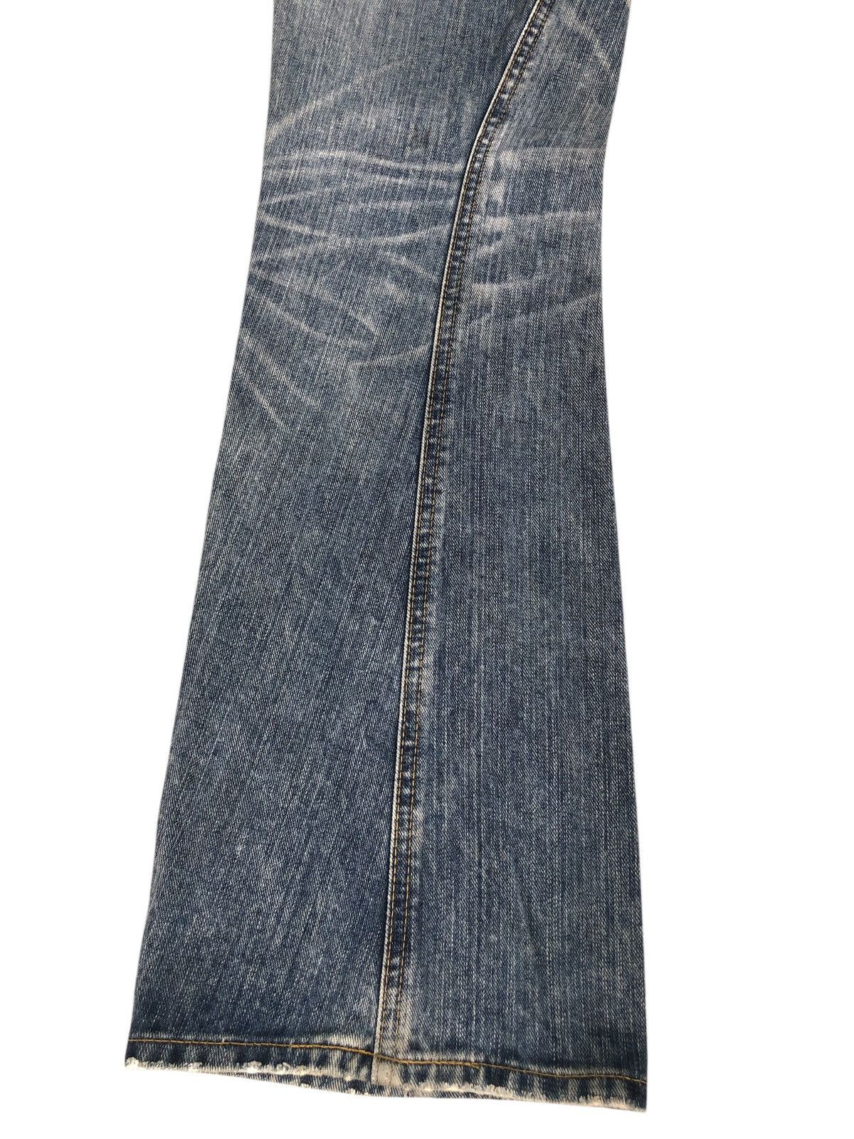 If Six Was Nine Japanese Lee Flared Jeans Distressed Jeans Size US 33 - 11 Thumbnail