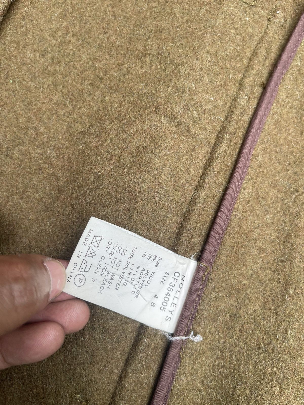 NOLLEY'S NOLLEY’S Structured Wool Jacket Button Front - 5 Pockets Size US L / EU 52-54 / 3 - 5 Thumbnail