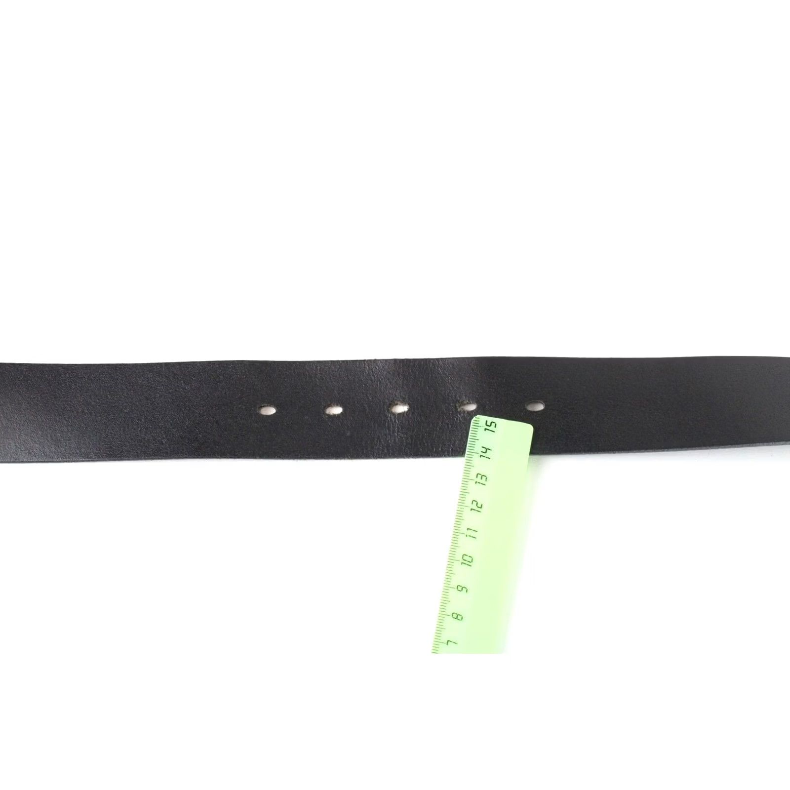 Diesel Diesel B-Thre Belt Men's 95 CM Cow Leather Silver Buckle Black Size ONE SIZE - 8 Thumbnail