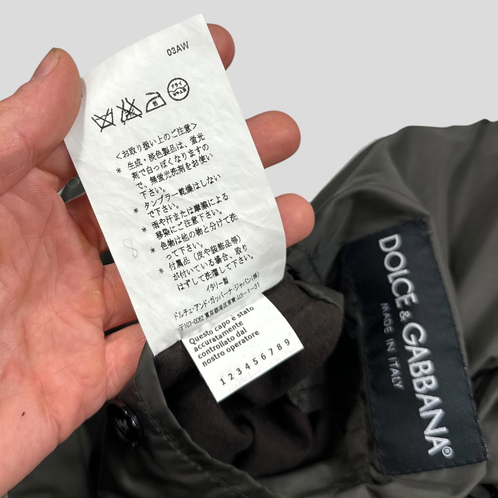 Dolce & Gabbana Dolce & Gabbana AW 2003 Multipocket Flight Jacket - L Size US L / EU 52-54 / 3 - 10 Thumbnail