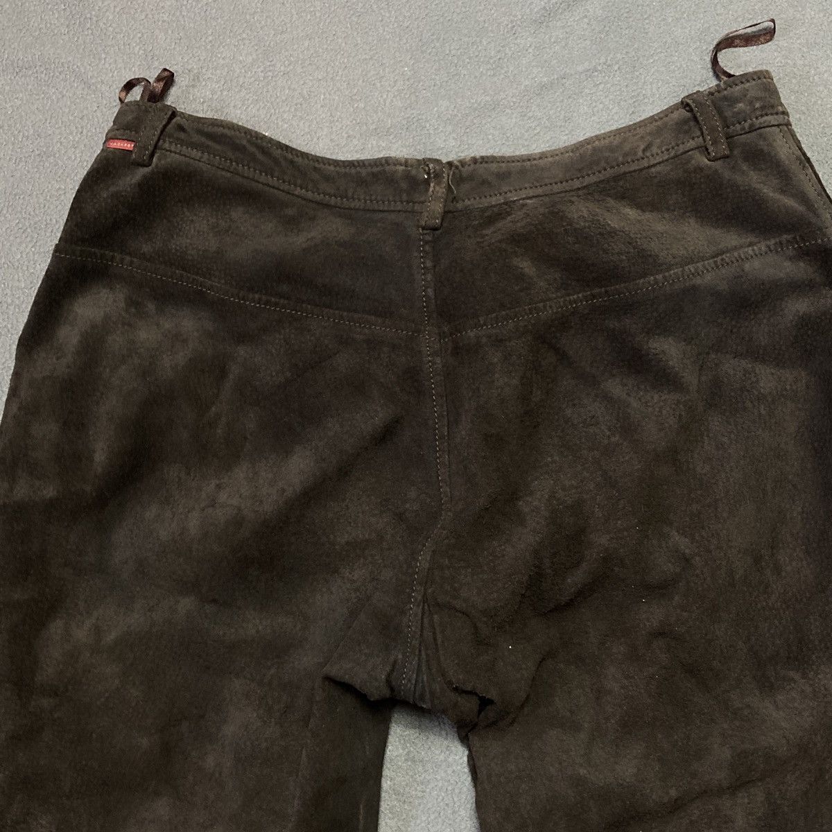 Vintage Avant garde leather opium pants Size US 34 / EU 50 - 4 Thumbnail