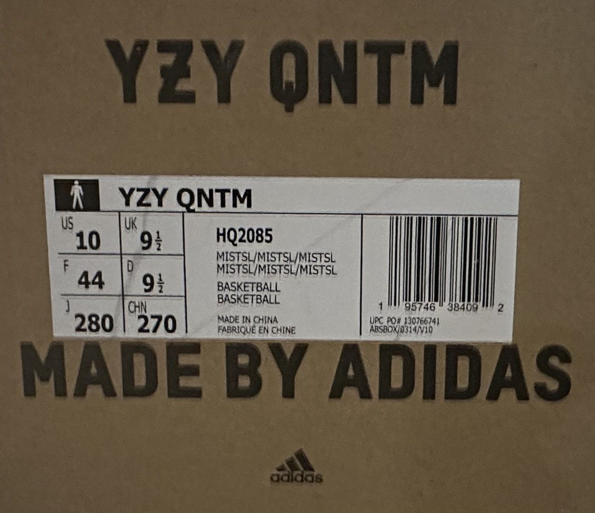 Adidas × Yeezy Adidas Yeezy QNTM Size US10 Size US 10 / EU 43 - 7 Thumbnail