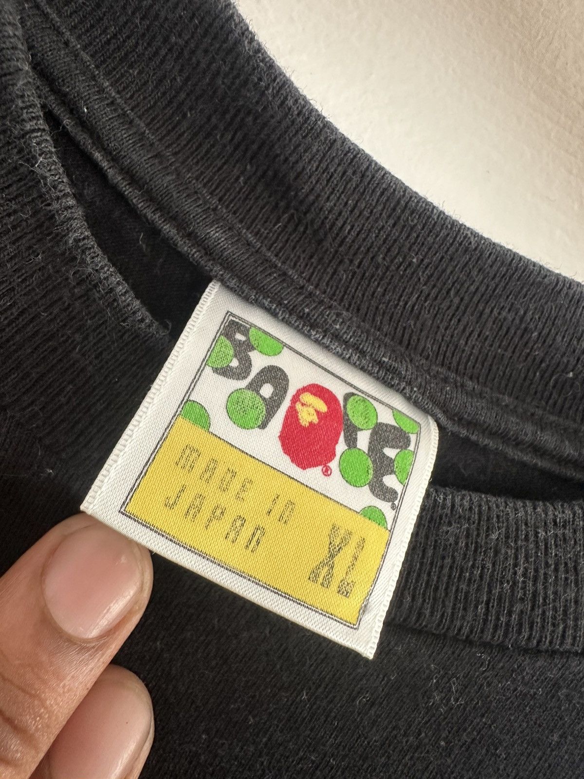 Bape Logo tee (nigo) (last drop) Size US XL / EU 56 / 4 - 4 Thumbnail