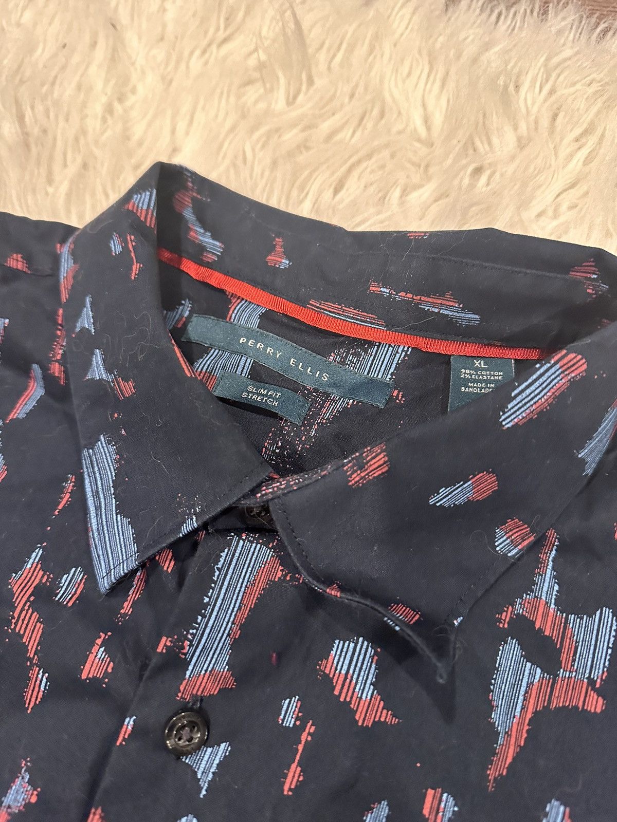 Perry Ellis Perry Ellis Button Up Size US XL / EU 56 / 4 - 2 Thumbnail