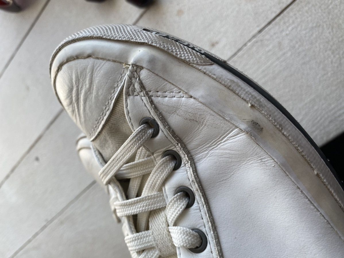Diesel × Vintage 🔥Diesel Avant Garde White Leather Punk Sneakers 9/40 size Size US 9 / EU 42 - 12 Thumbnail