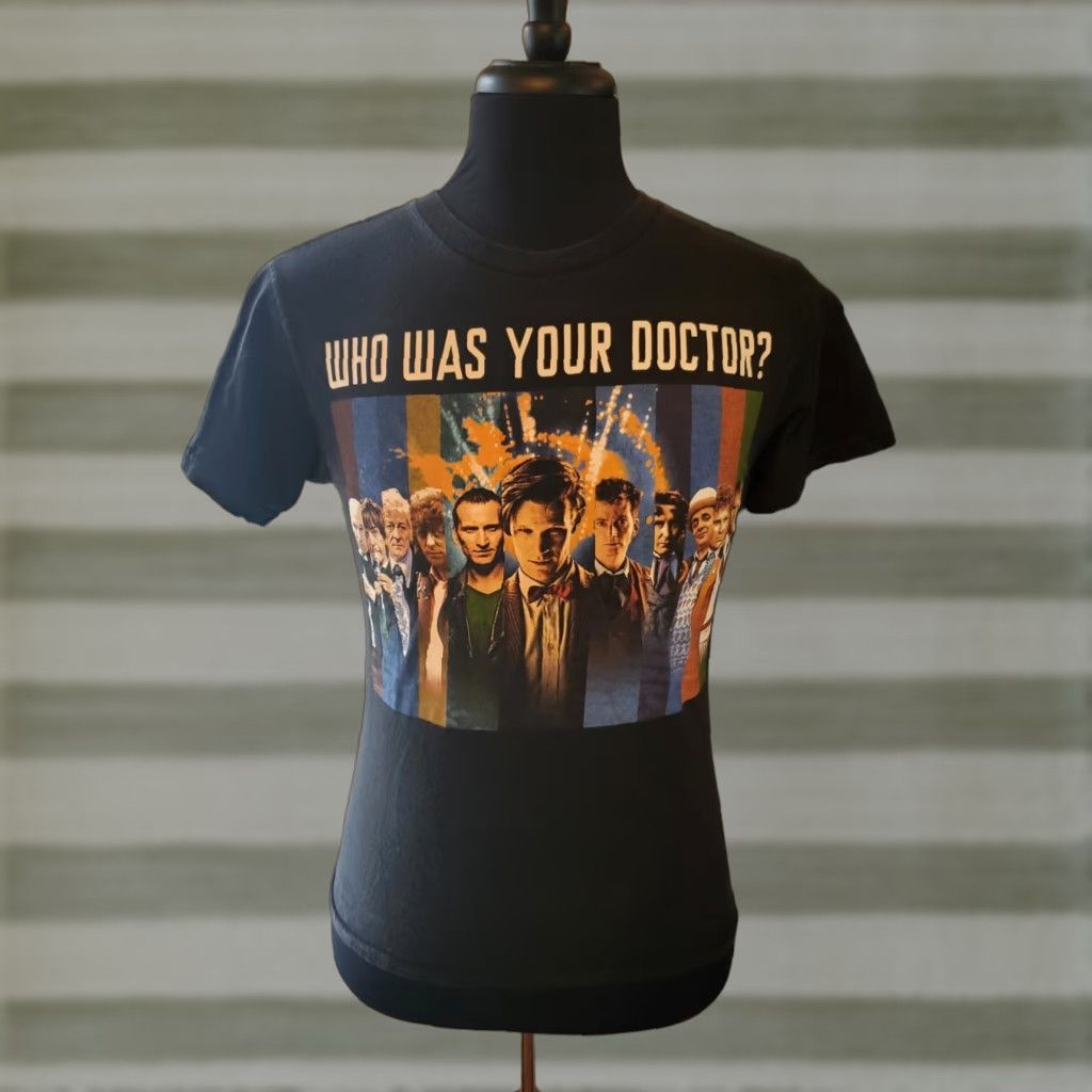 Ripple Junction Dr Who Who Is Your Doctor Black Short Sleeve T Shirt Mens Size Small Size US S / EU 44-46 / 1 - 1 Thumbnail