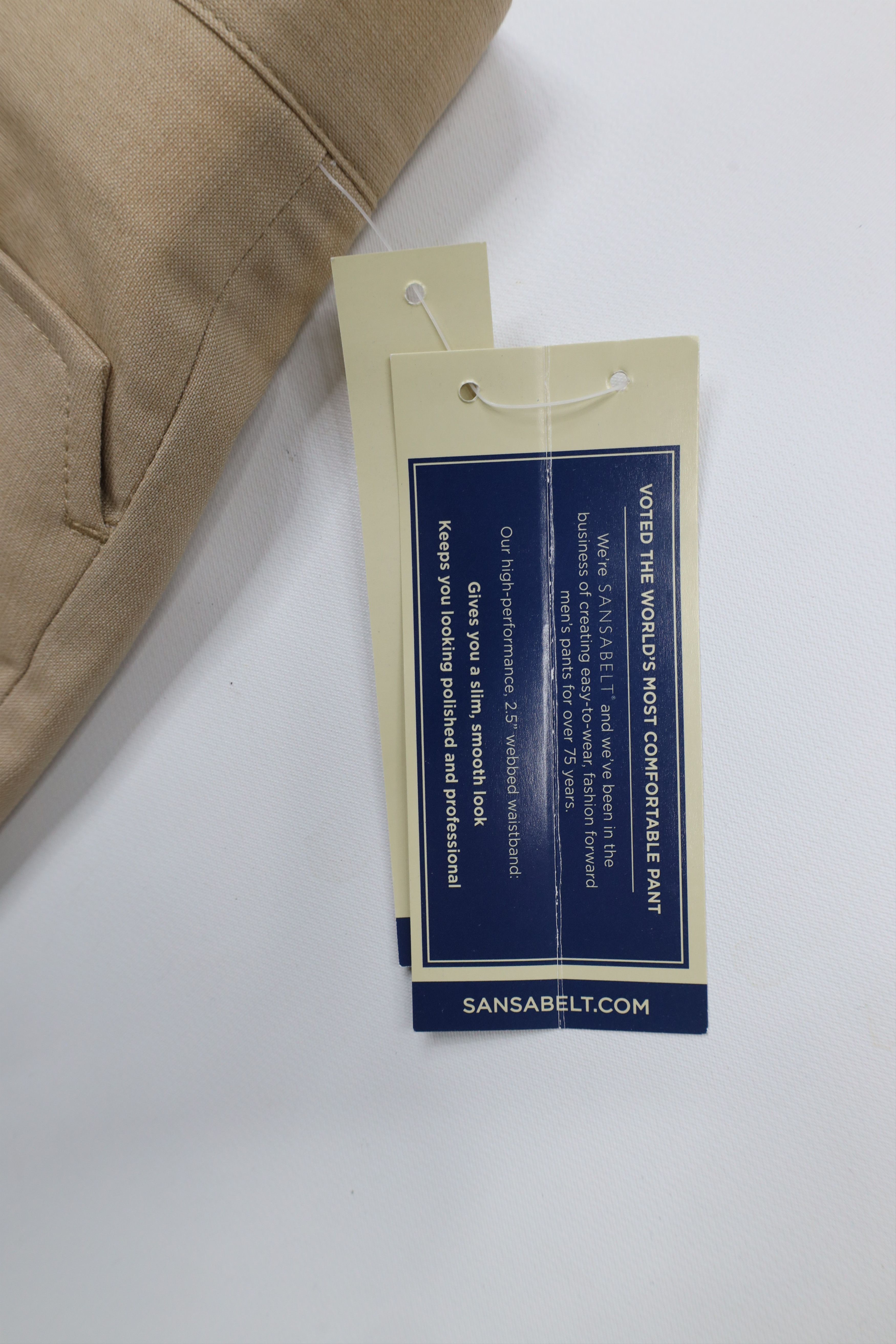 Vintage Deadstock Vintage 90s Streetwear Slim Chino Pants Beige Size US 36 / EU 52 - 7 Thumbnail