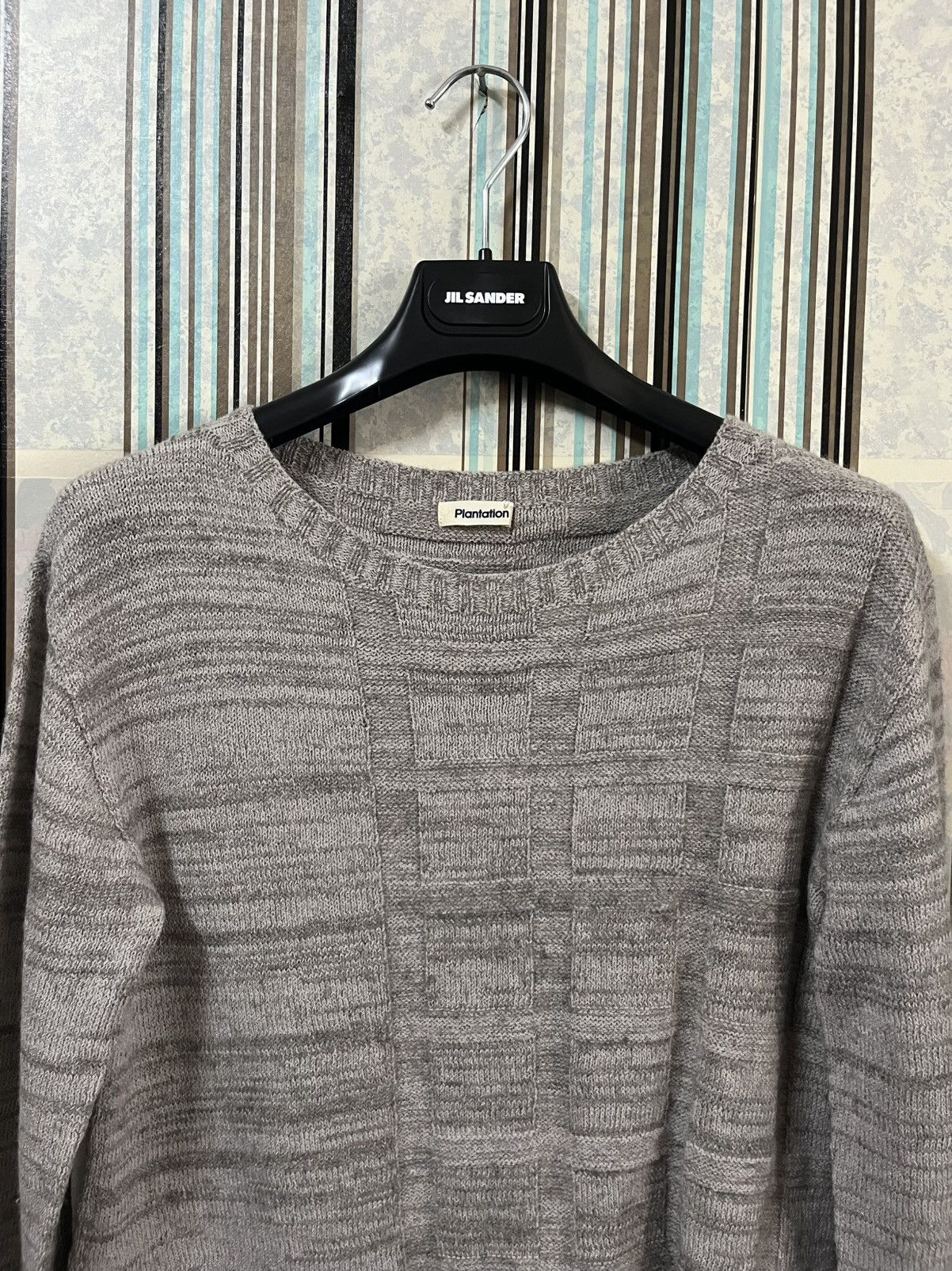 Issey Miyake 1990s checker drop hem asymmetrical knits #F3 Size M / US 6-8 / IT 42-44 - 3 Thumbnail