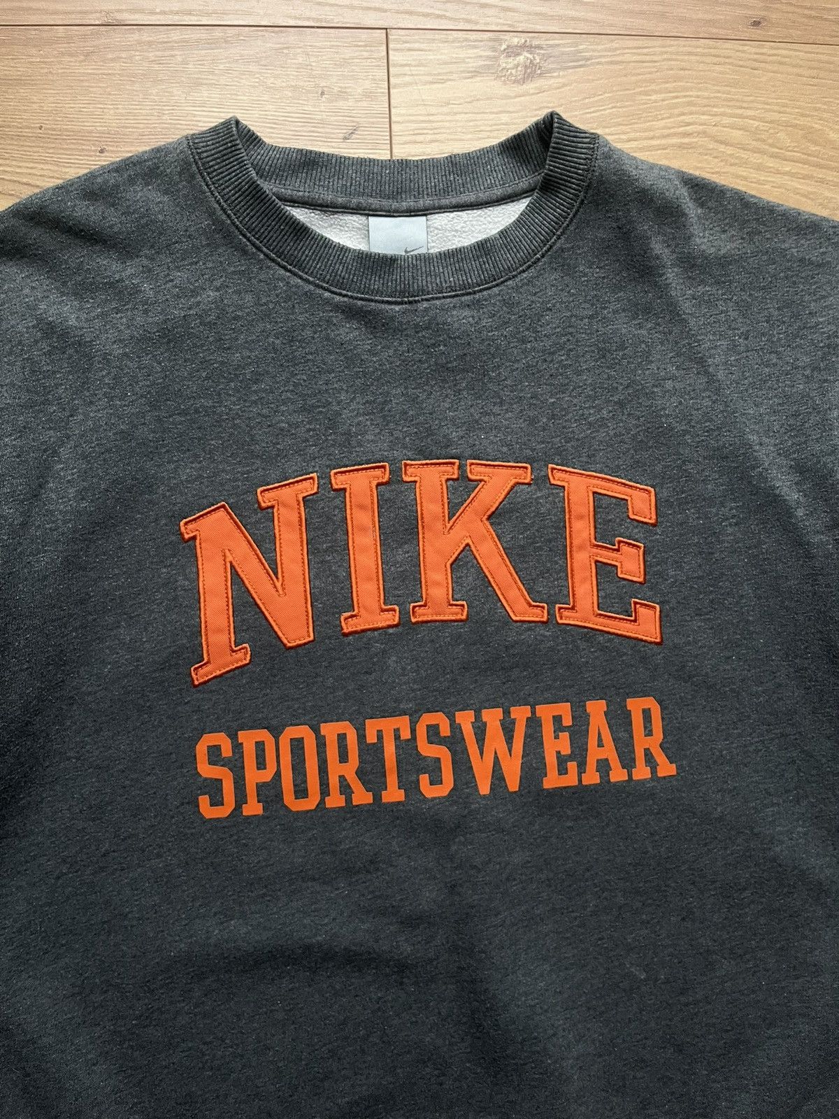 Nike 90’s NIKE RETRO BIG SPELLOUT LOGO BOXY SWOOSH Y2K CREWNECK Size US XL / EU 56 / 4 - 2 Thumbnail