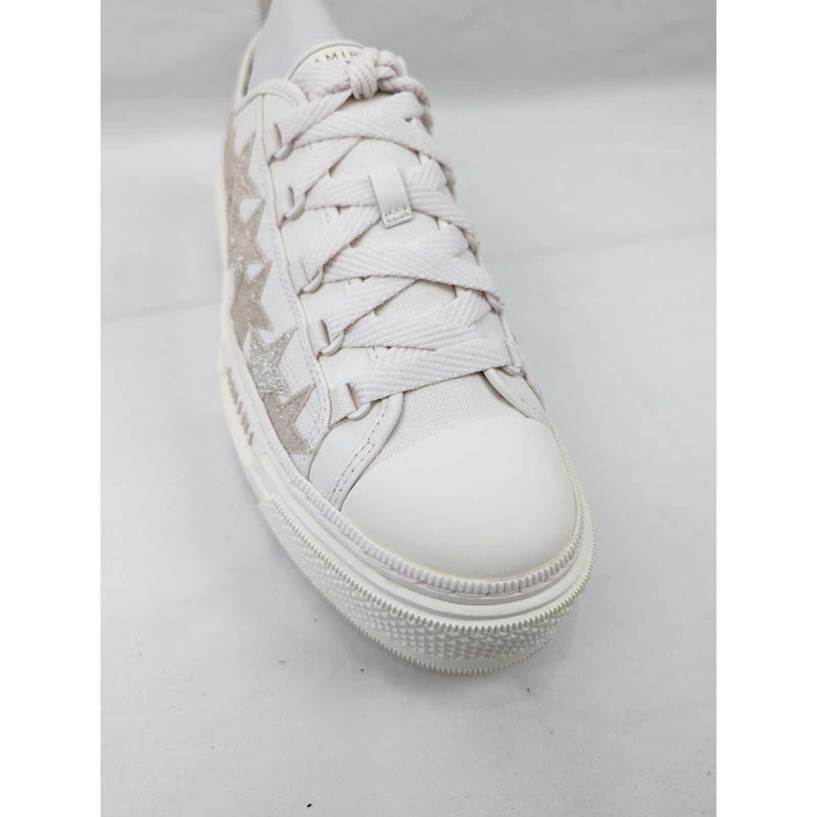 Amiri o1rshd1 Stars Court Low-Top Sneakers in Alabaster Size US 11 / EU 44 - 5 Thumbnail
