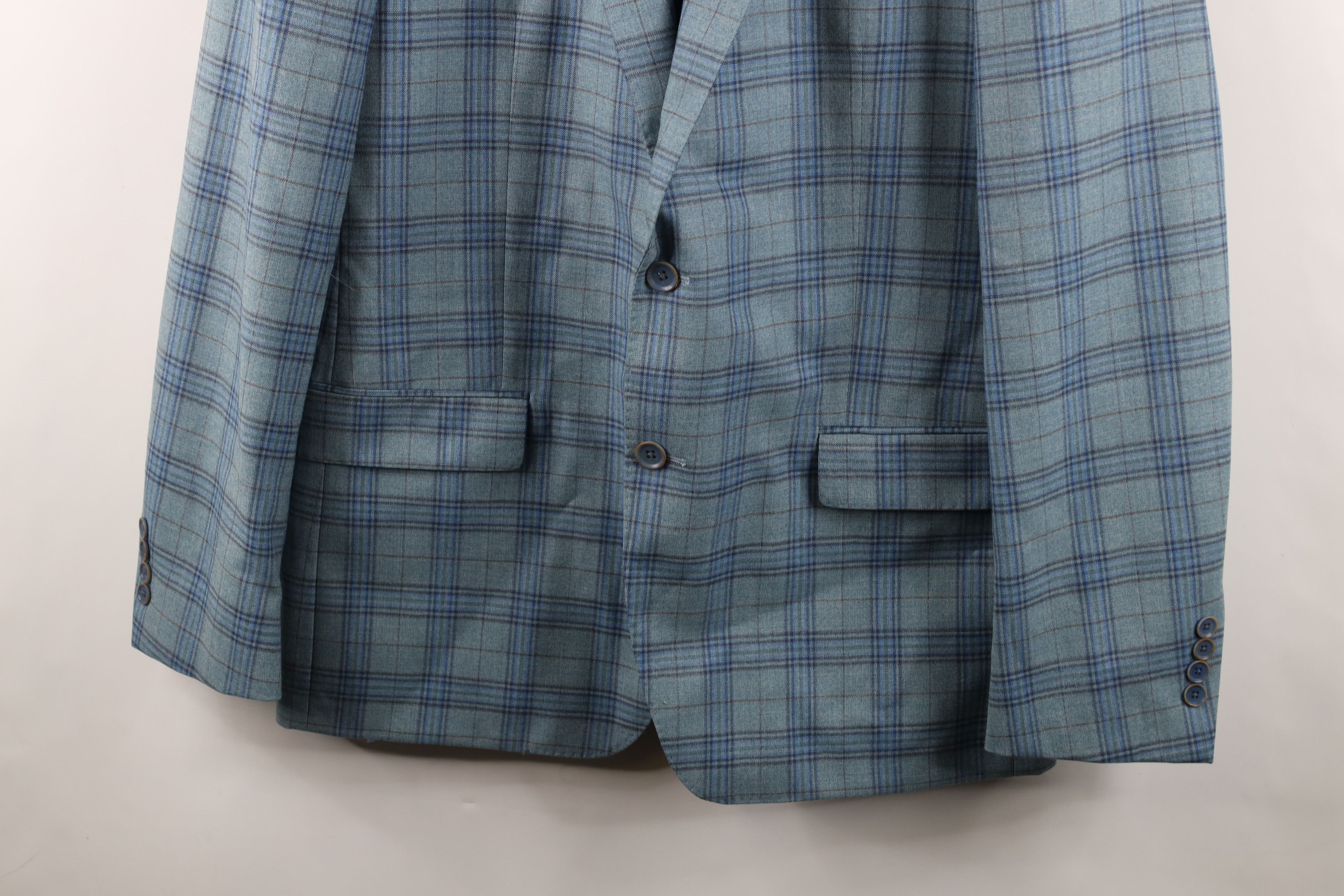 Hart Schaffner Marx Hart Schaffner Marx Soft Wool 2 Button Blazer Suit Jacket Size US XXL / EU 58 / 5 - 3 Thumbnail