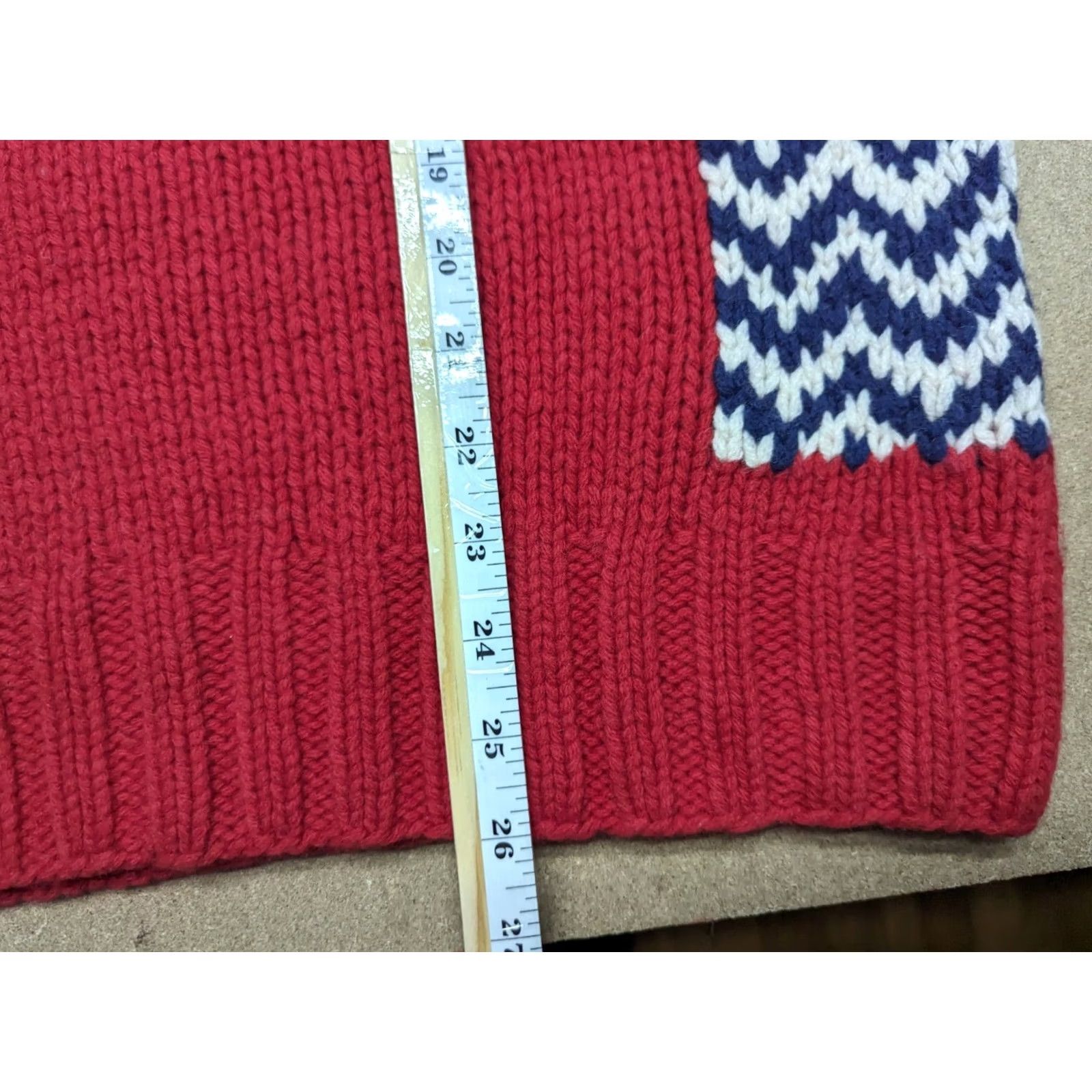 Napapijri Napapijri Mens Sweater Large Red 1/4 Zip Lambswool Knit Pullover Knitwear Crew Neck Knitted Wool Classic Casual Men's Sweater Size US L / EU 52-54 / 3 - 6 Thumbnail