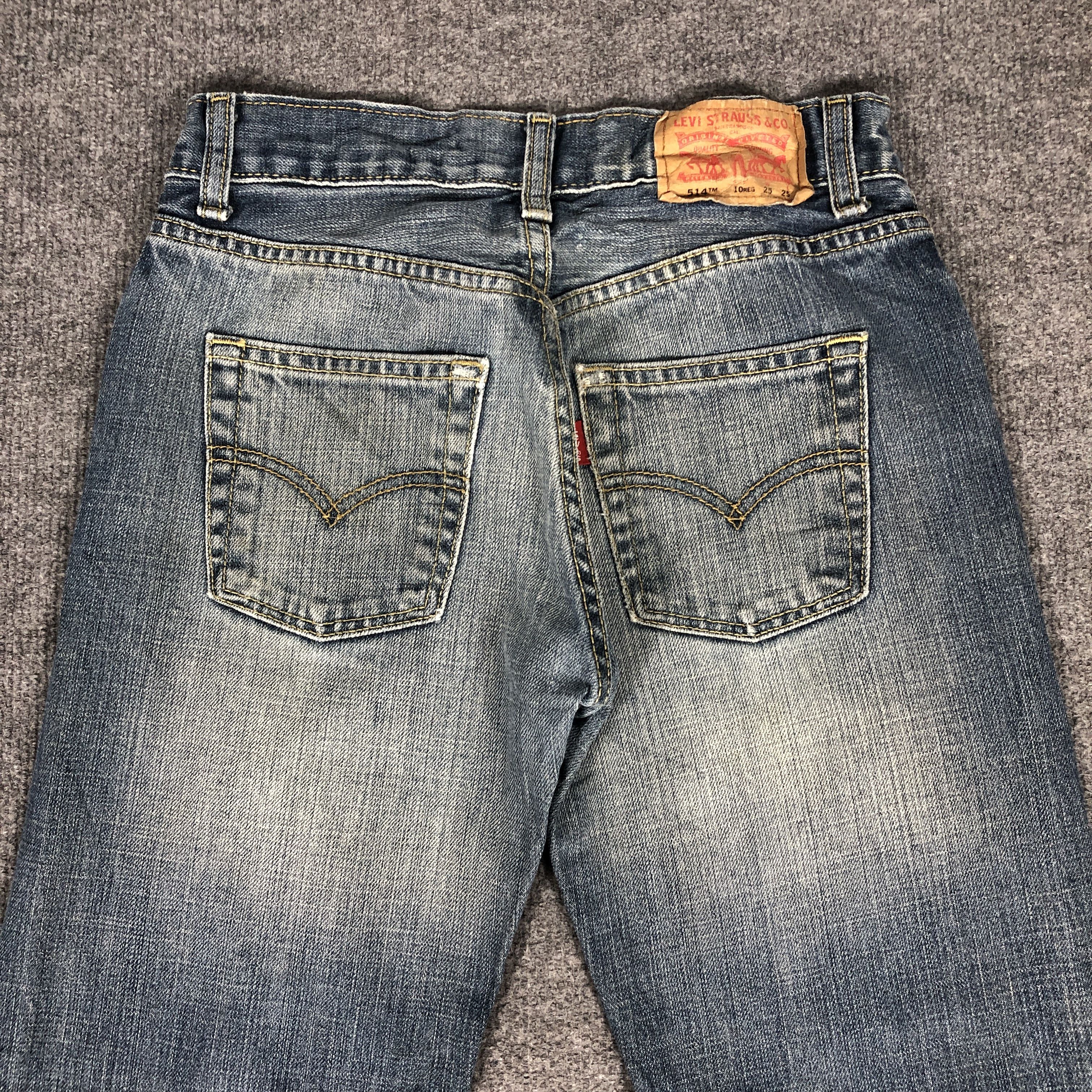 Levi's × Vintage Womens Vintage Levis 514 Jeans Straight L1102W Size 26" / US 2 / IT 38 - 6 Thumbnail