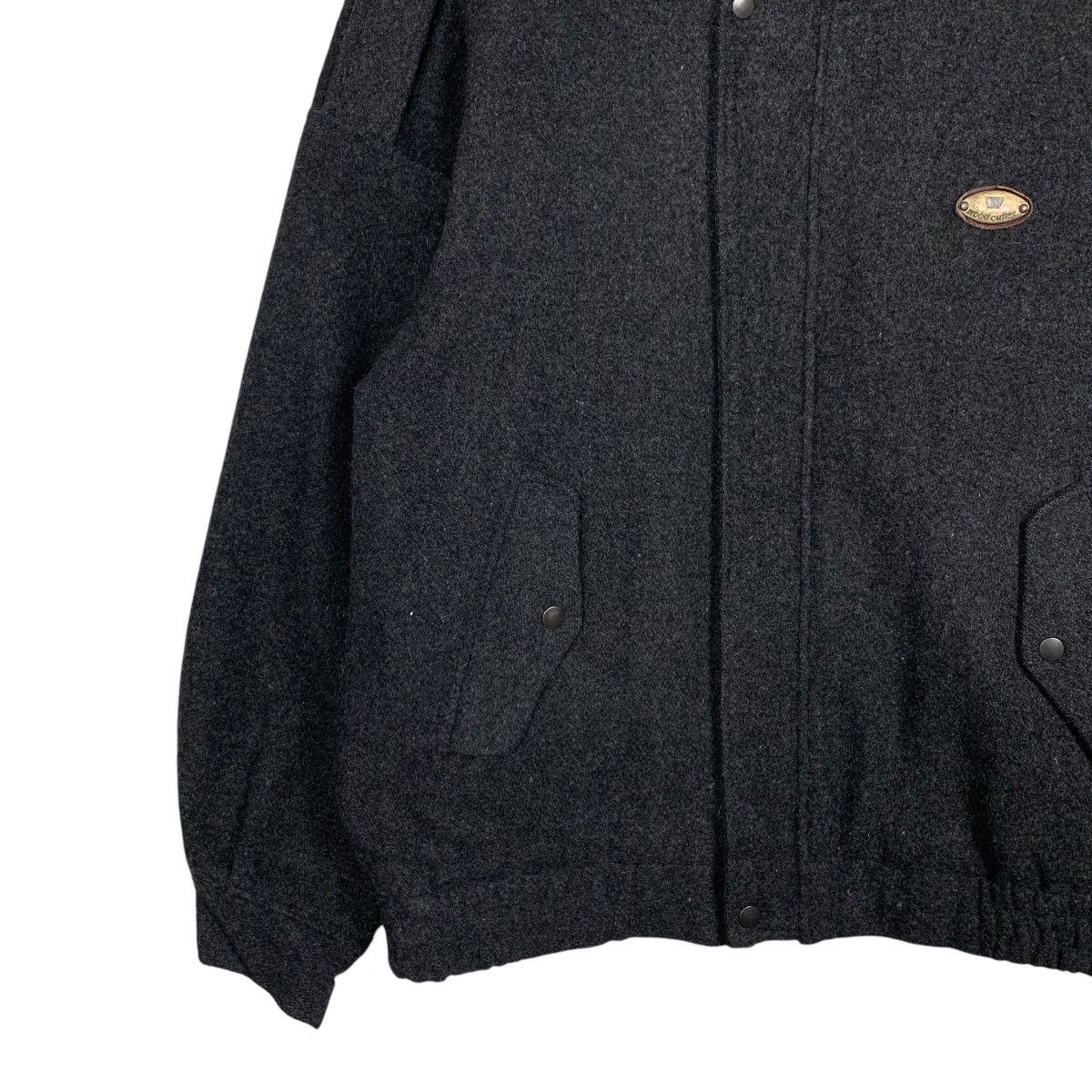Japanese Brand Vintage 90’s WOOD CUTTER Wool Casual Jacket #2460-C110 Size US M / EU 48-50 / 2 - 3 Thumbnail