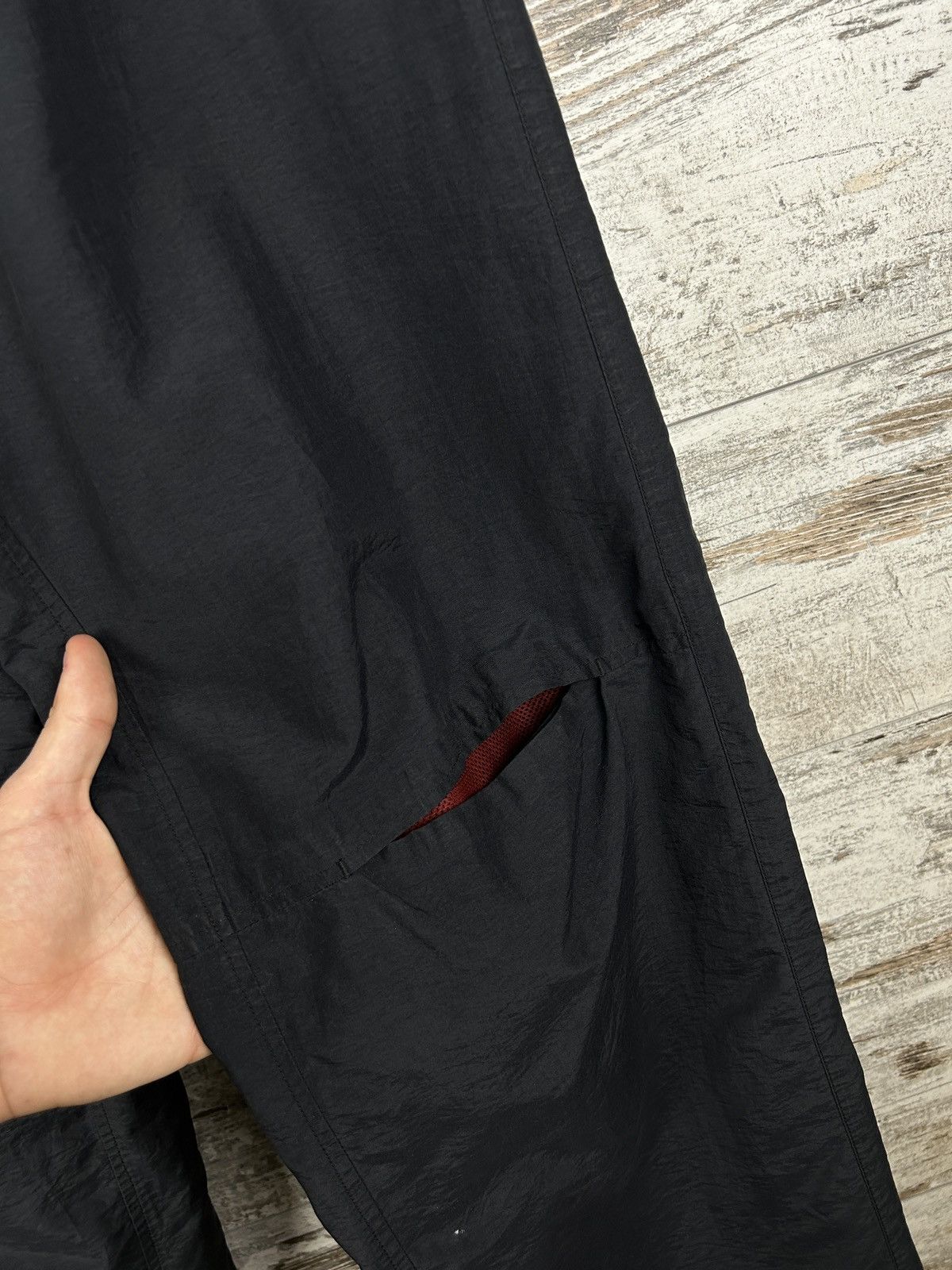 Nike × Vintage Mens Vintage Nike swoosh Drill Pants y2k sweatpants rare 90s Size US 32 / EU 48 - 9 Thumbnail