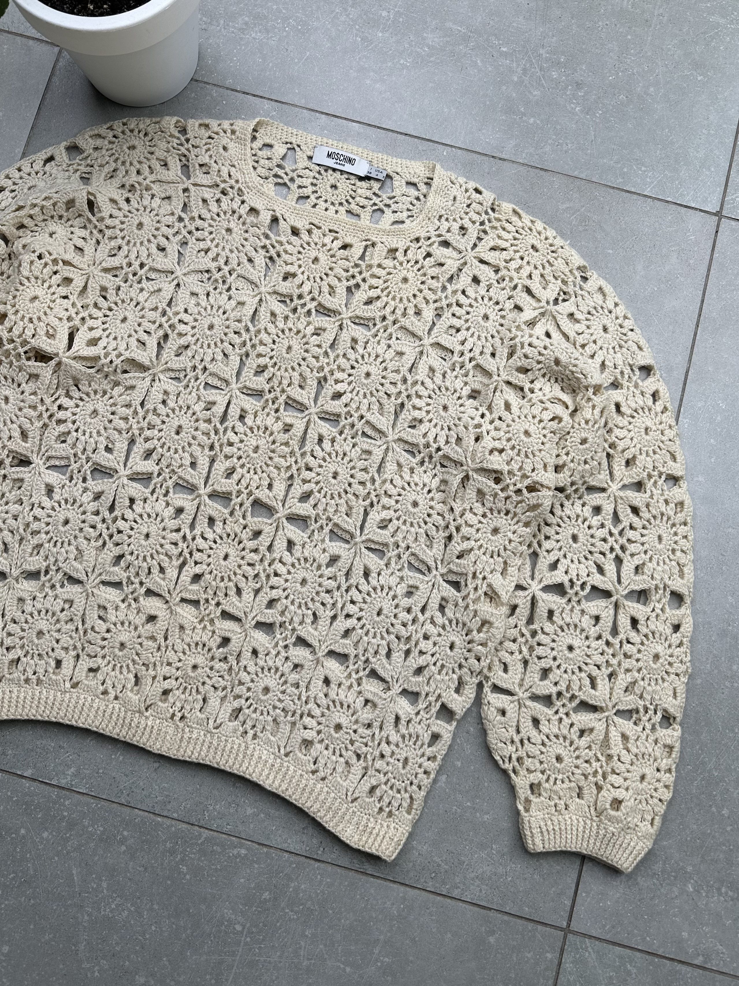 Moschino Moschino Vintage Wool Knit Sweater Size S / US 4 / IT 40 - 3 Thumbnail