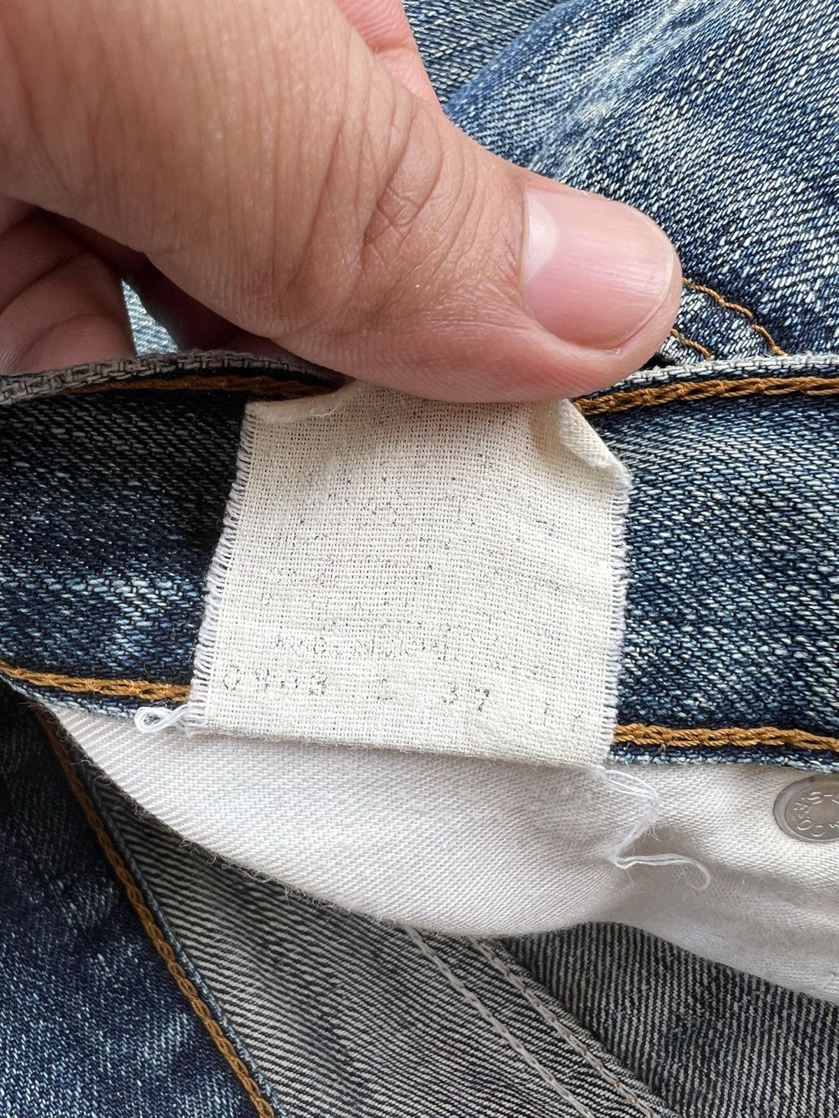 Levi's Vintage 90’s Levis 502 Distressed Mud Wash Jean Size US 30 / EU 46 - 25 Thumbnail
