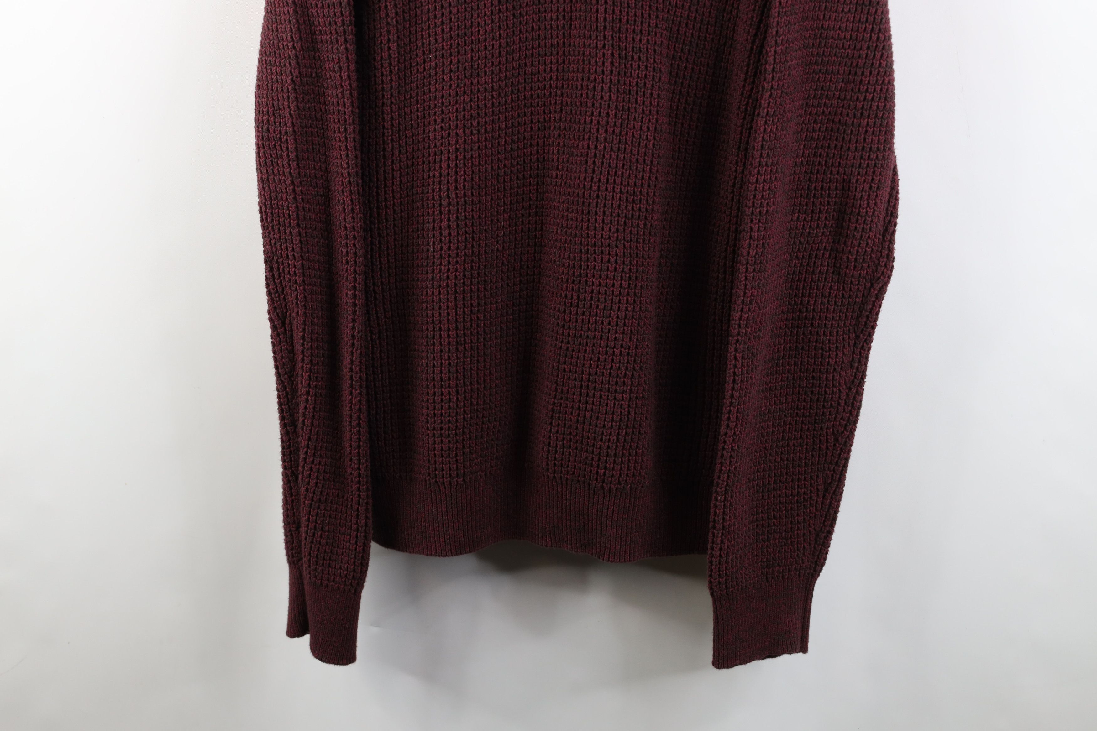 Vintage Vintage 90s Streetwear Thermal Ribbed Knit Henley Sweater Size US XL / EU 56 / 4 - 3 Thumbnail