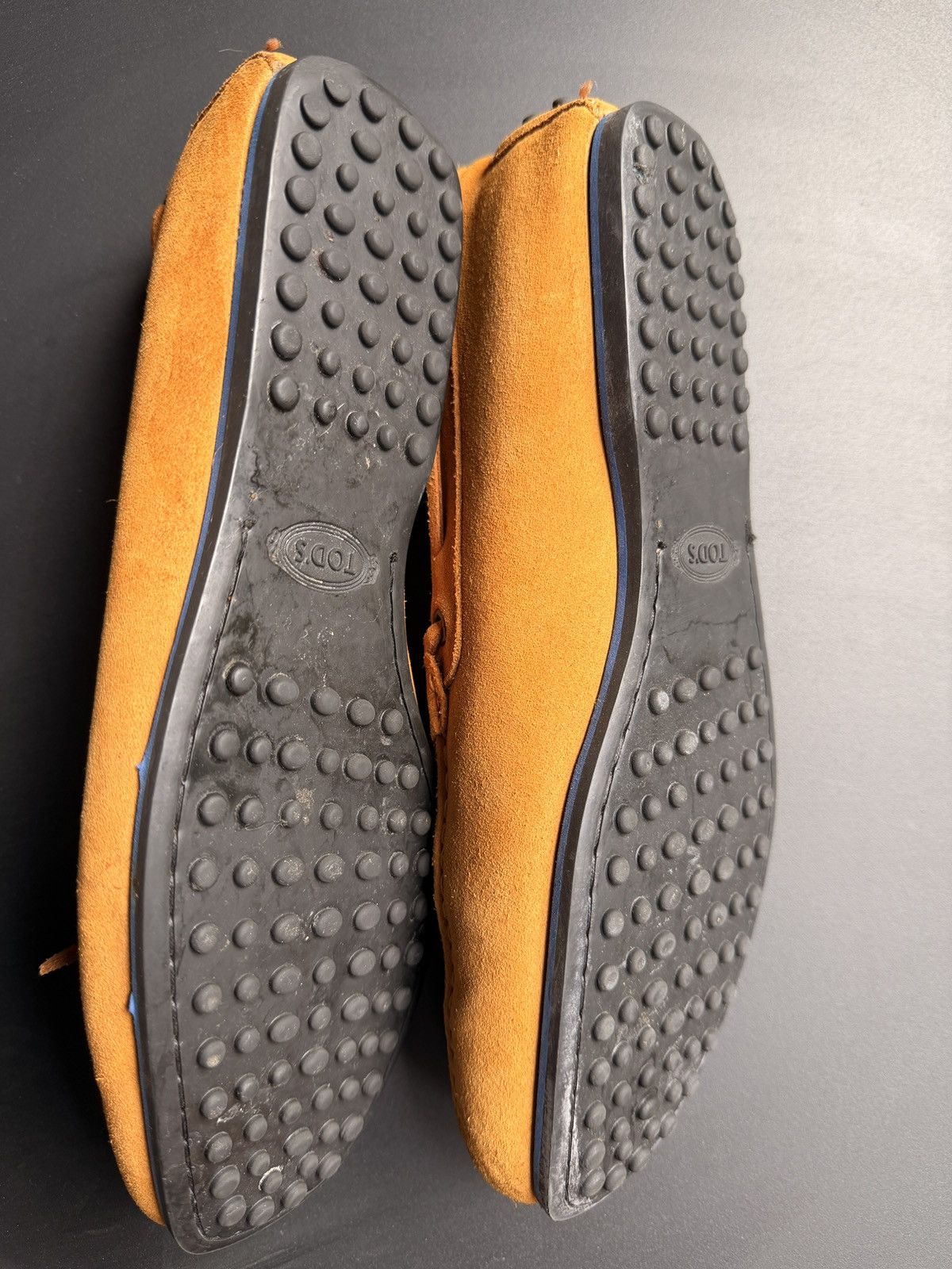Tod's Tod's Mustard Suede Loafers for Men Size US 8 / EU 41 - 6 Thumbnail