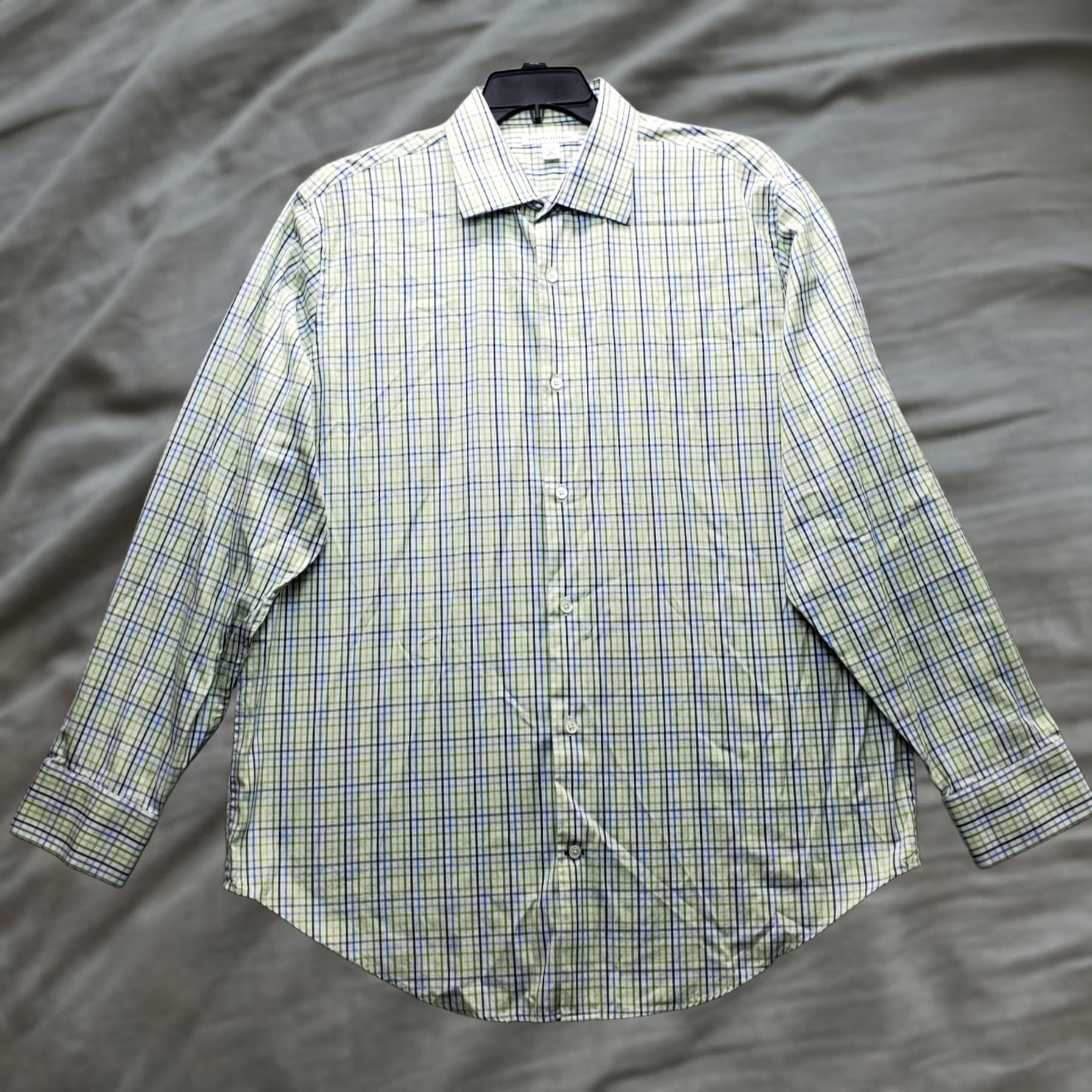 Banana Republic Banana Republic Dress Shirt Mens XL Multi Plaid Long Sleeve Collared Button Up Size 46R - 1 Thumbnail