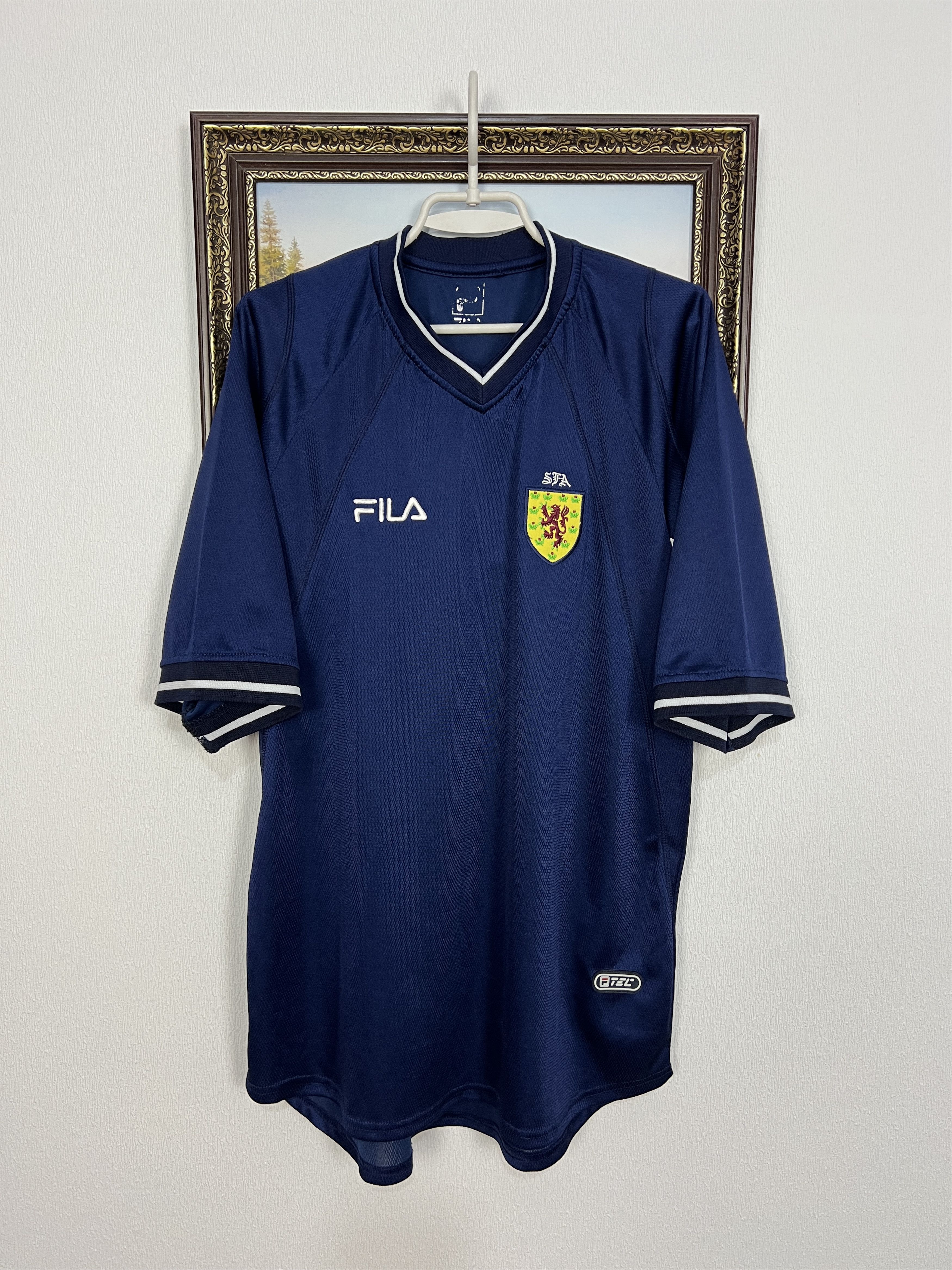 Fila Scotland Home football shirt 2000 Soccer FILA Jersey Trikot Size US XL / EU 56 / 4 - 1 Thumbnail