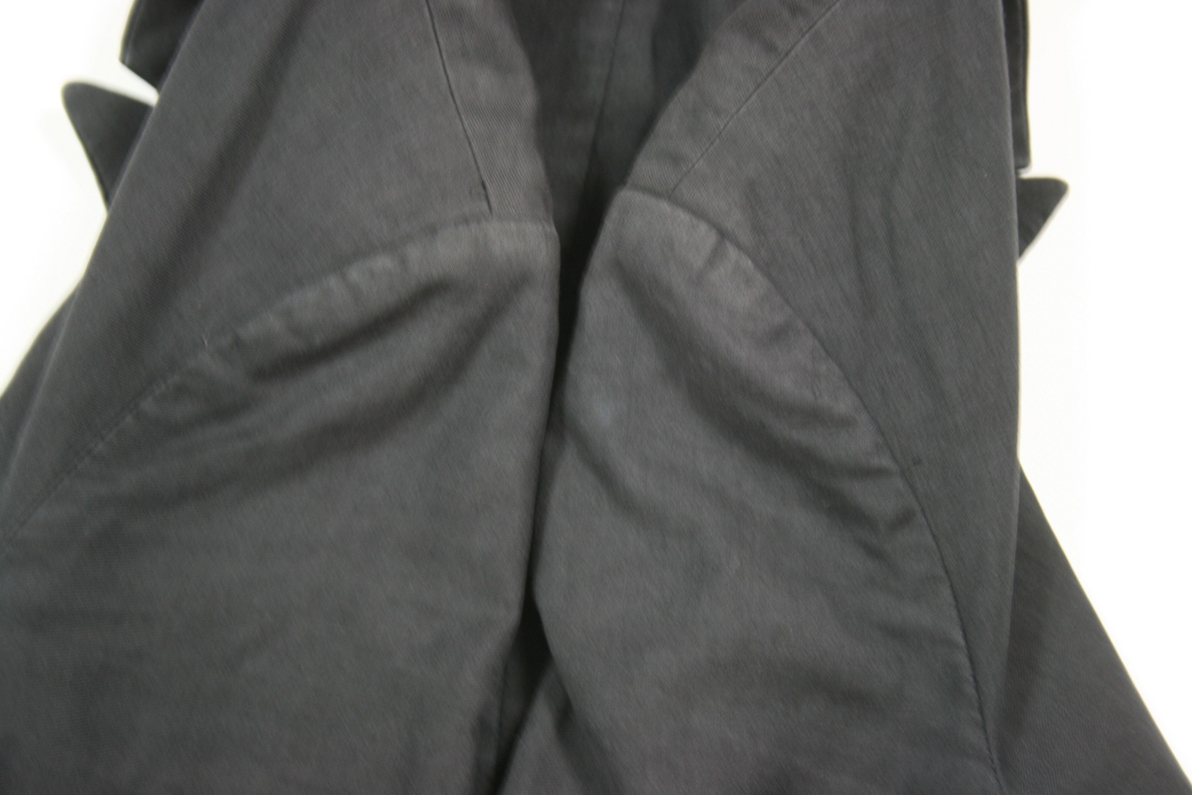Dries Van Noten 00S Cotton Paper Garment Dyed D-B Oversize Blazer Vintage Size XS / US 0-2 / IT 36-38 - 13 Thumbnail