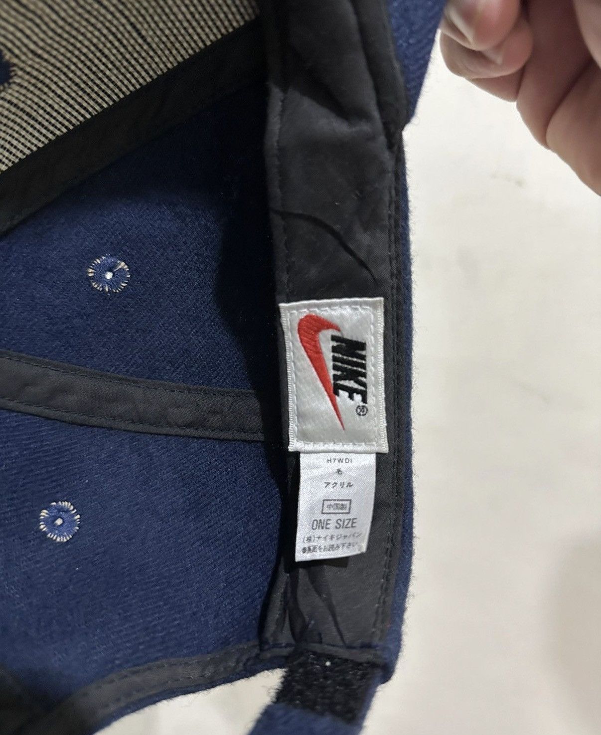 Nike VTG Nike HOYAS Baseball Hat Size ONE SIZE - 6 Thumbnail