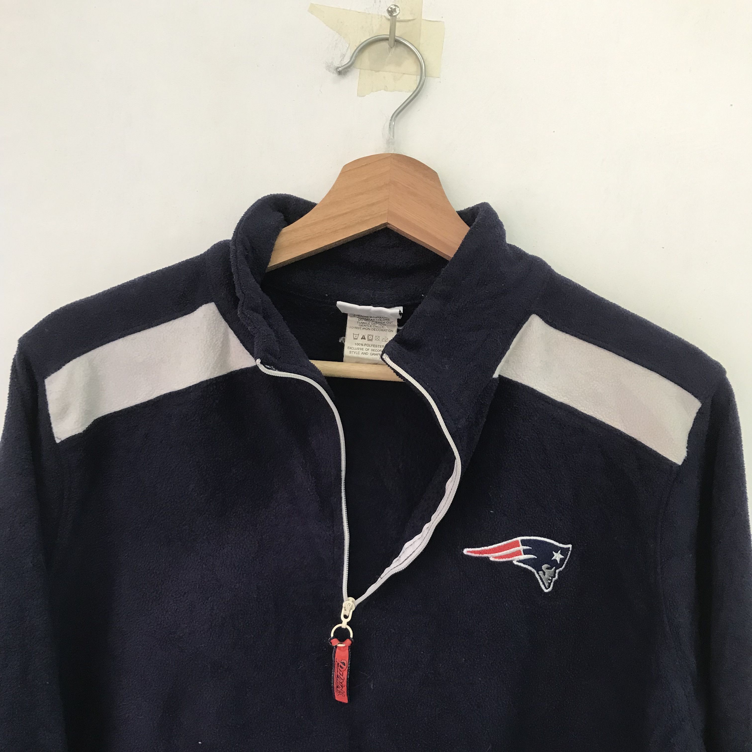 New England Outerwear New England Patriots Blue Fleece Sweatshirt 438 Size US M / EU 48-50 / 2 - 10 Thumbnail
