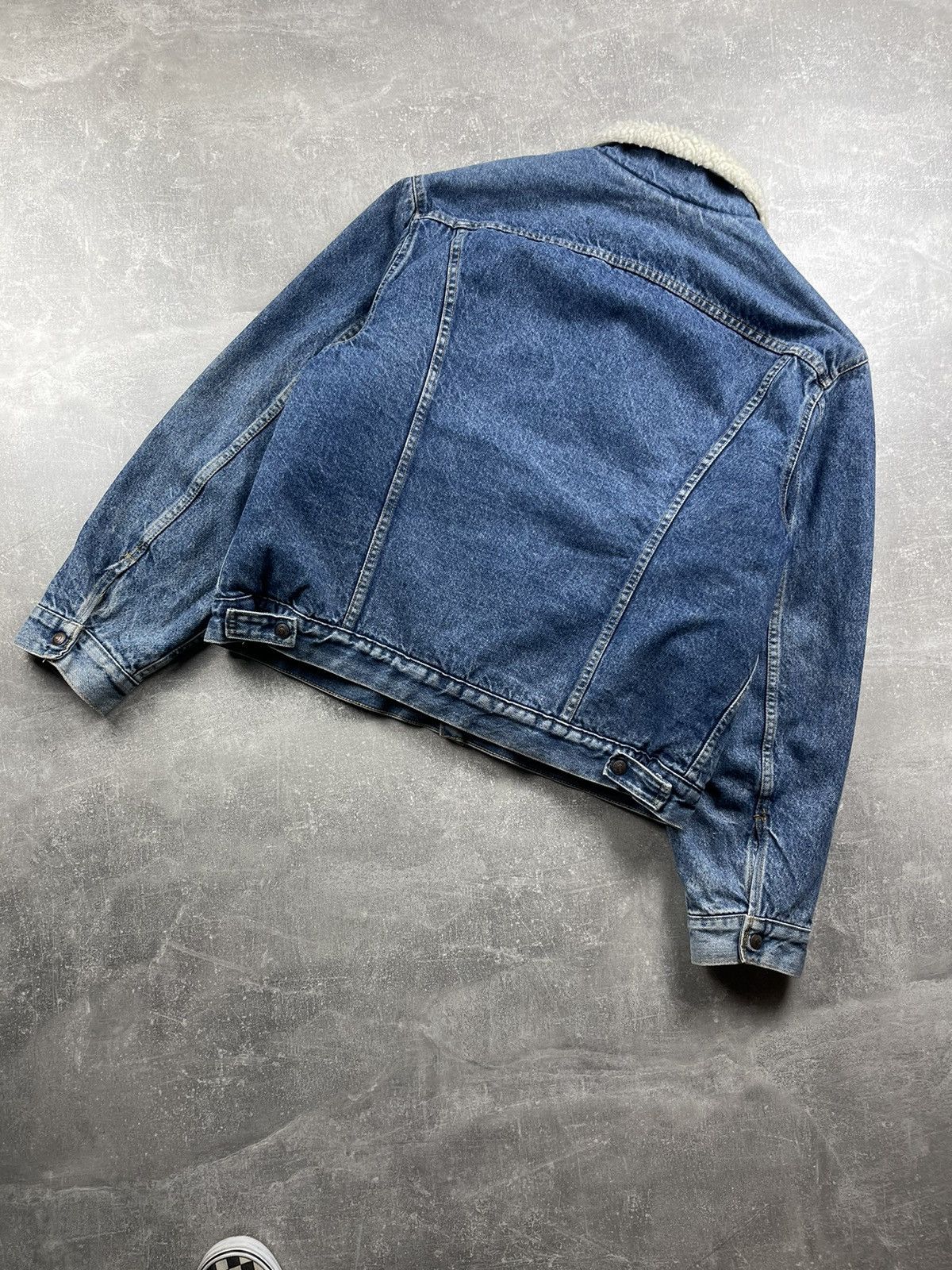 Levi's Levi’s Vintage USA Made Sherpa Trucker Denim Jacket Blue Size US L / EU 52-54 / 3 - 6 Thumbnail