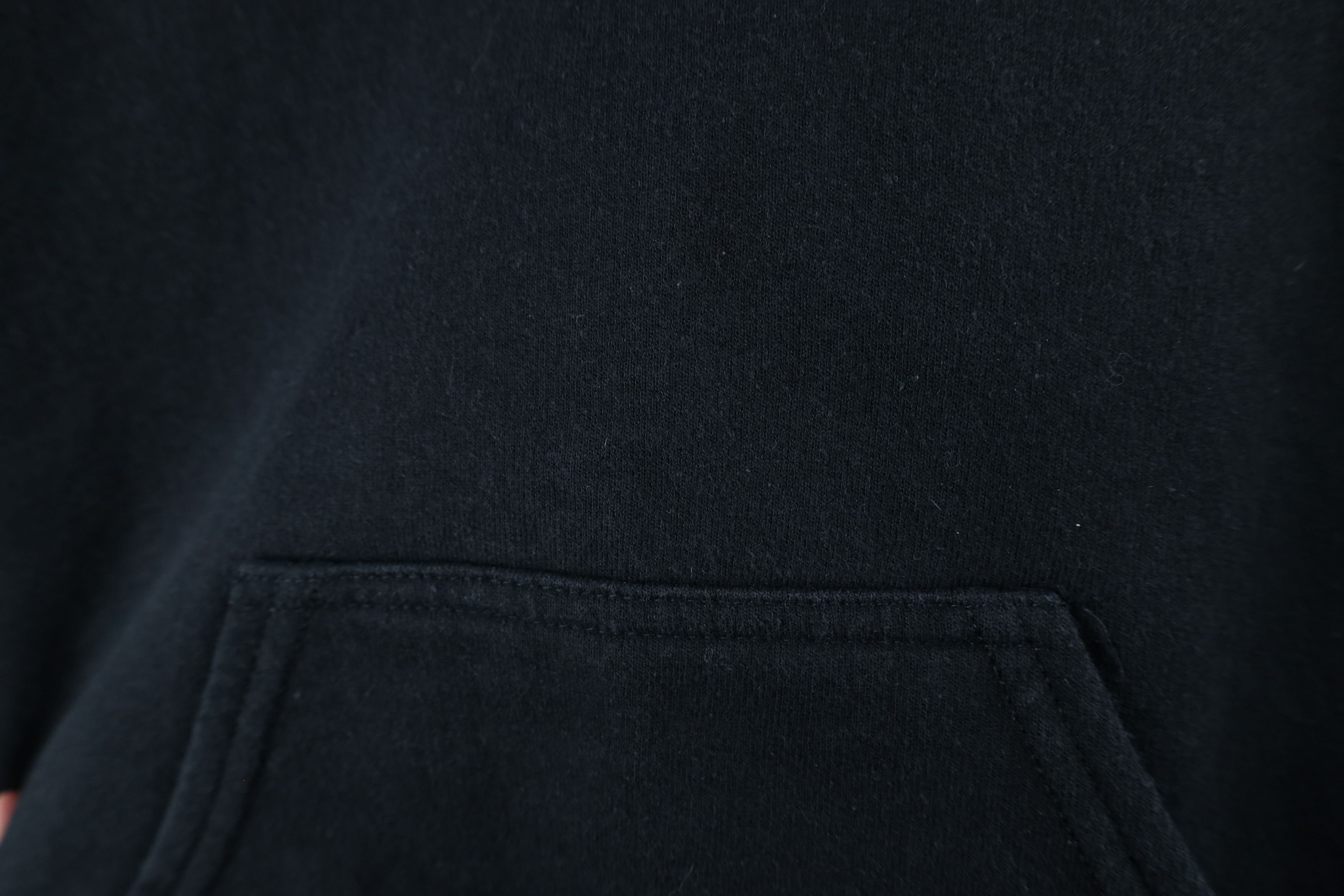 Vintage Vintage 90s Streetwear Faded Blank Hoodie Sweatshirt Black Size US S / EU 44-46 / 1 - 5 Thumbnail