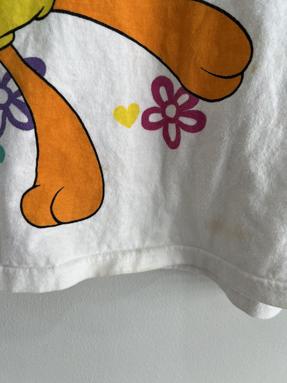Vintage Vintage Womens Tweety Looney Tunes Cropped Tee Shirt Size S / US 4 / IT 40 - 2 Thumbnail