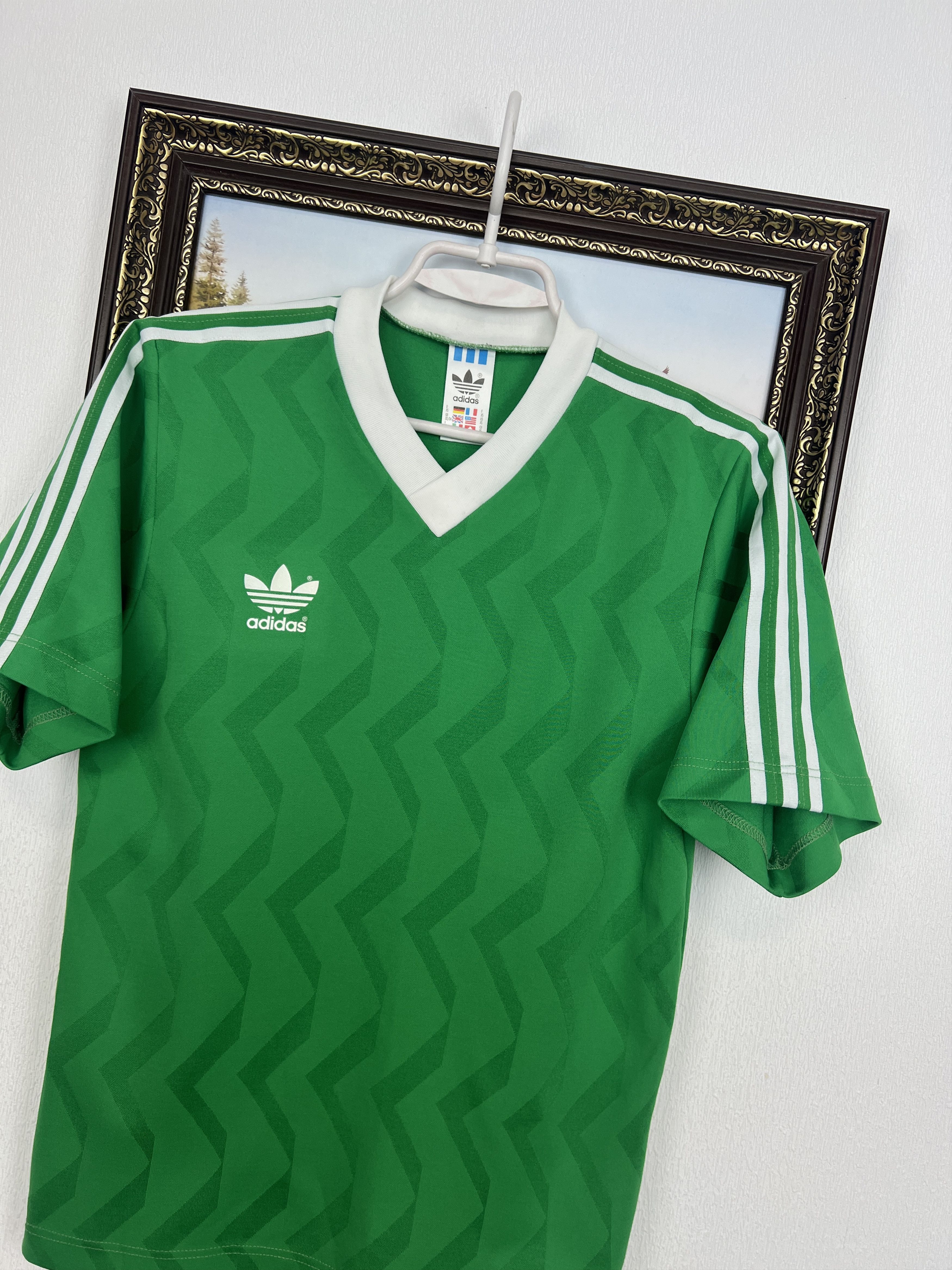 Adidas Vintage 90's Adidas Football Template Shirt Jersey Tee Hype Size US XS / EU 42 / 0 - 3 Thumbnail
