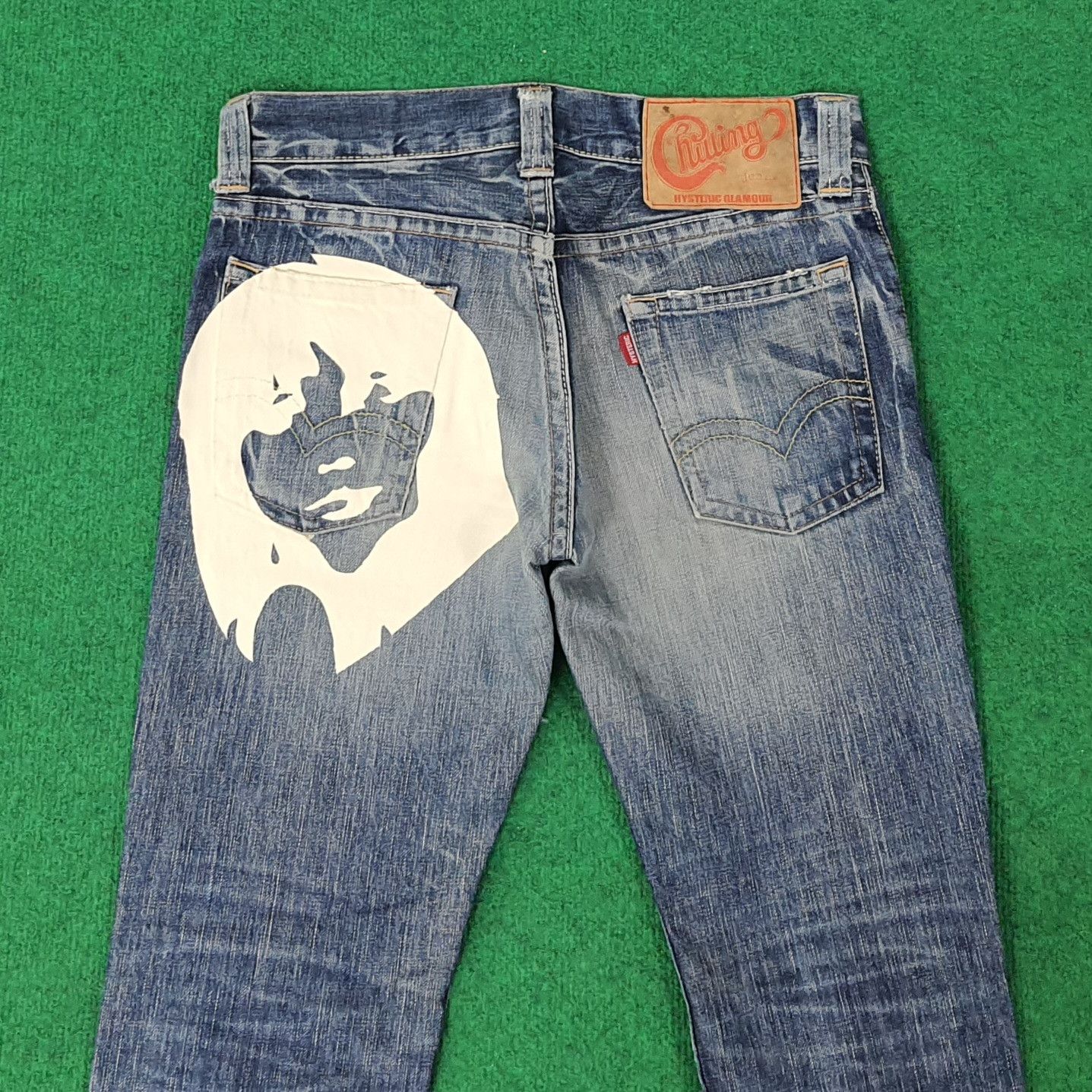 Hysteric Glamour Vintage Hysteric Glamour Kinky Custom Logo Jeans C258N12 Size 31" - 2 Thumbnail