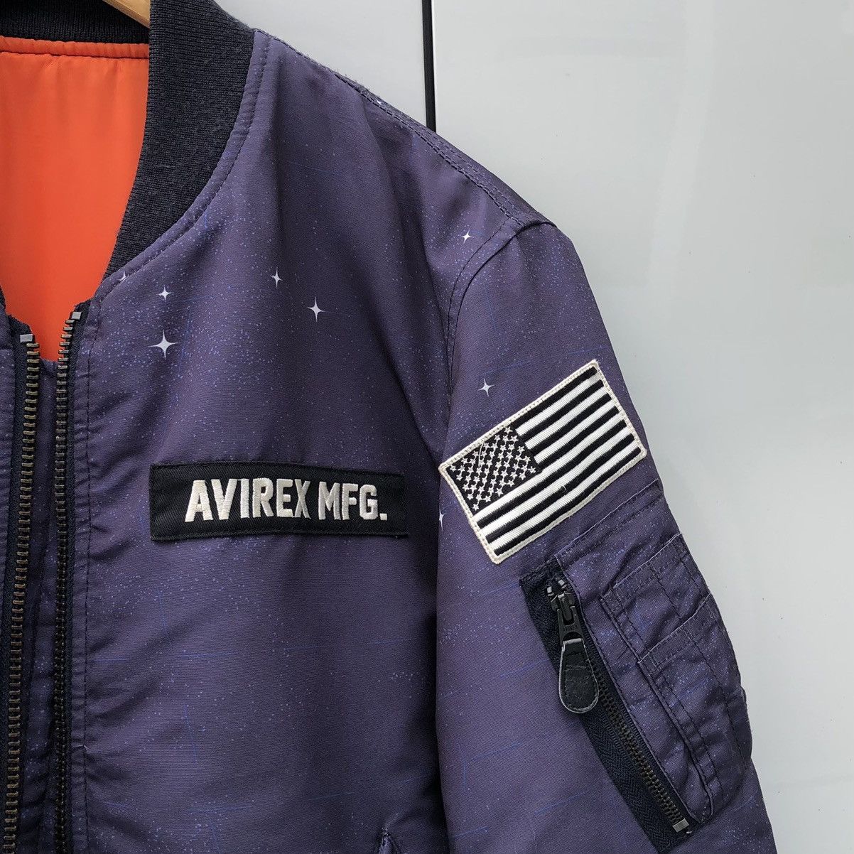 Avirex AVIREX MA-1 U.S.AIR FORCE X-15 Flight Bomber Jacket Size US L / EU 52-54 / 3 - 4 Thumbnail